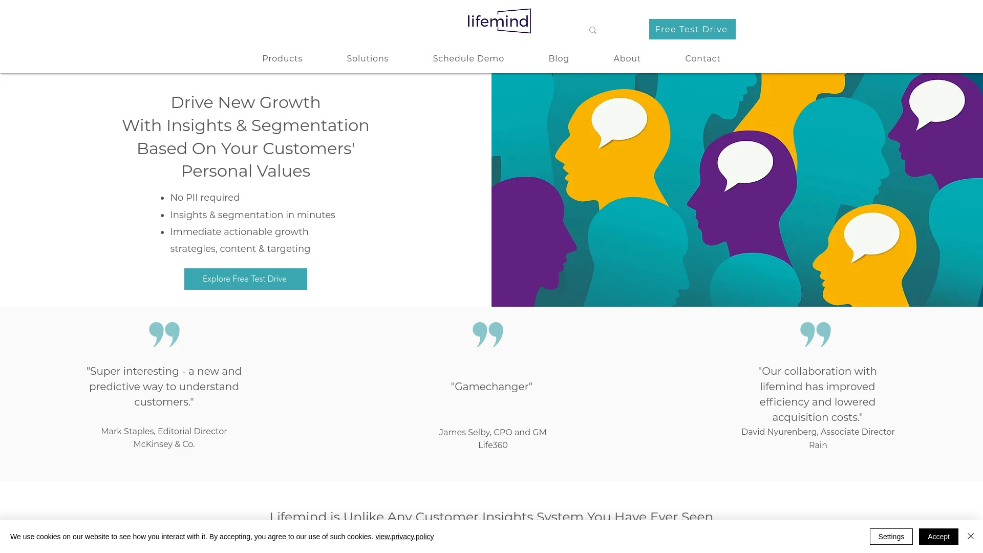 Lifemind AI Growth Marketing Platform website preview