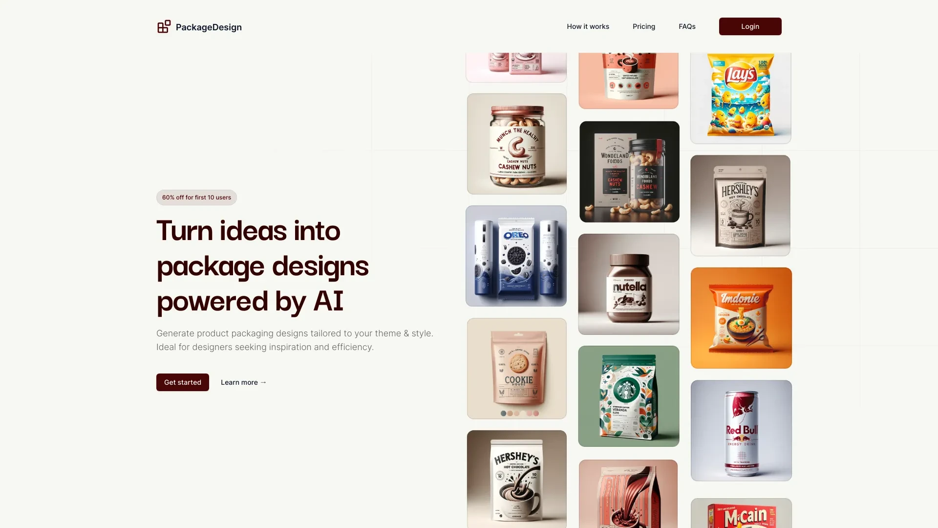 PackageDesign website preview