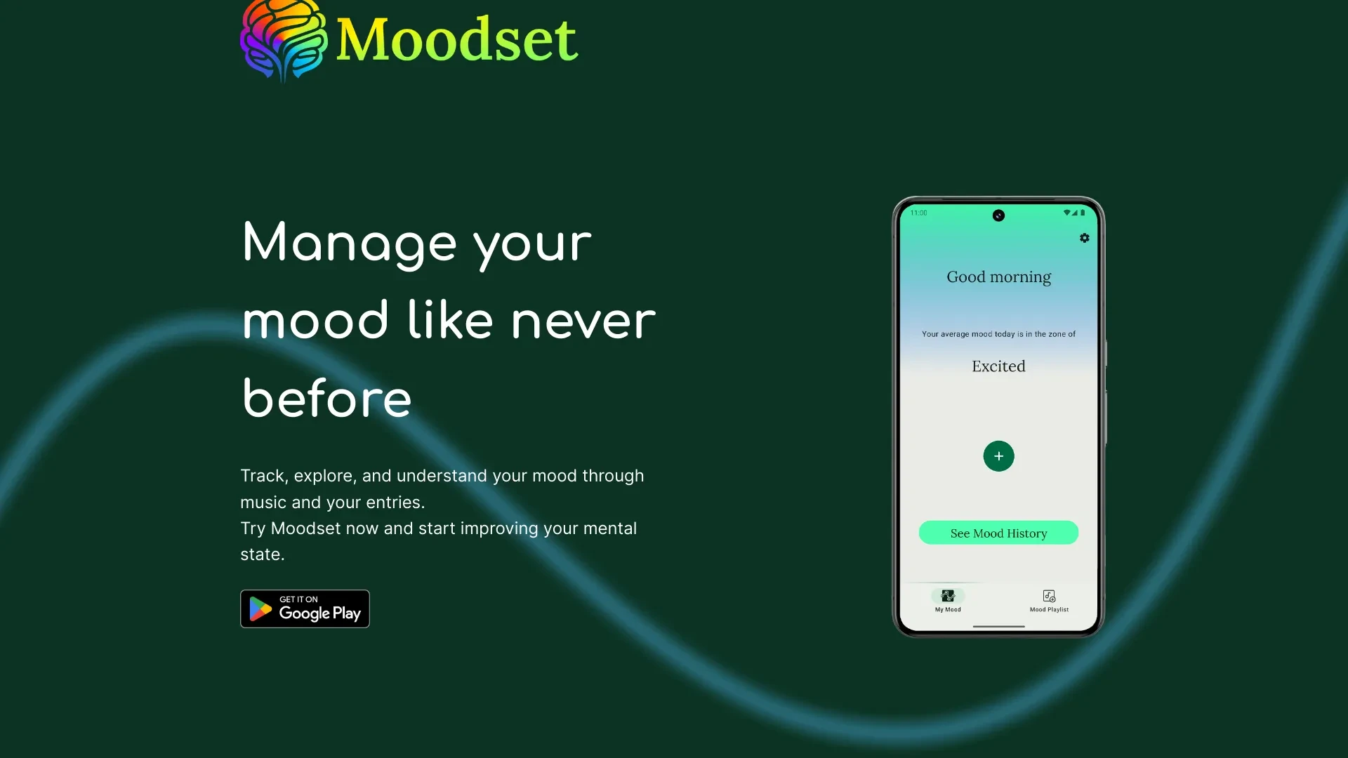 Moodset website preview