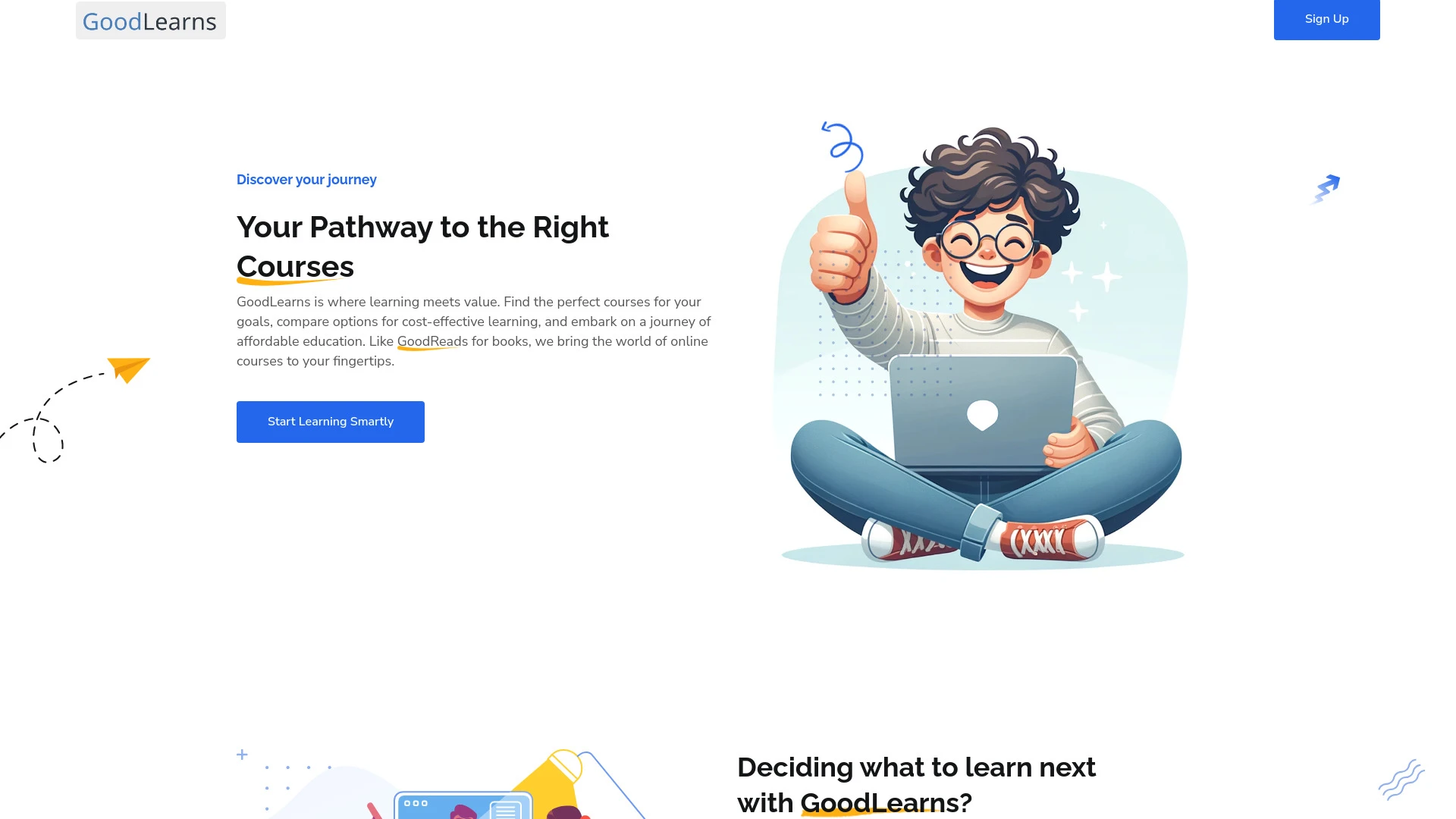 GoodLearns website preview