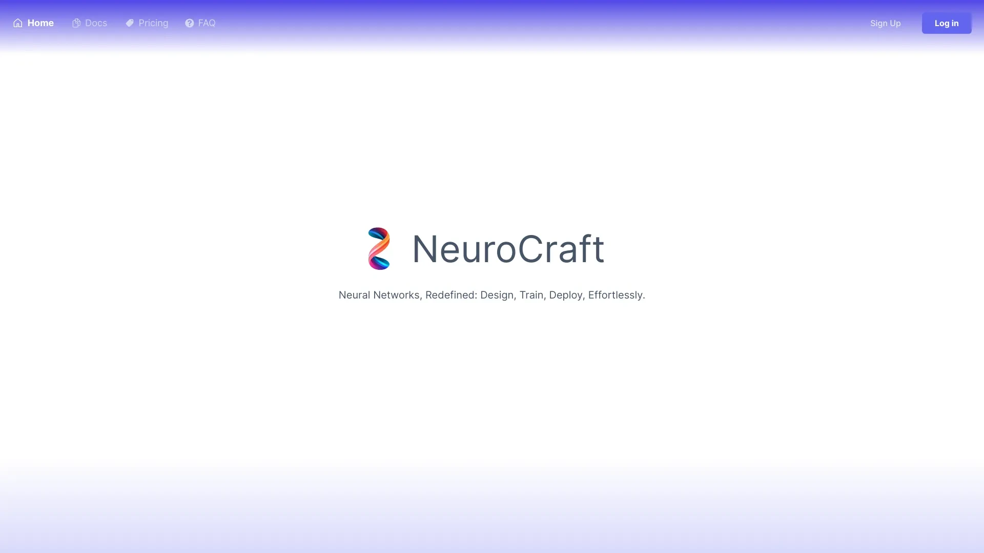 NeuroCraft website preview