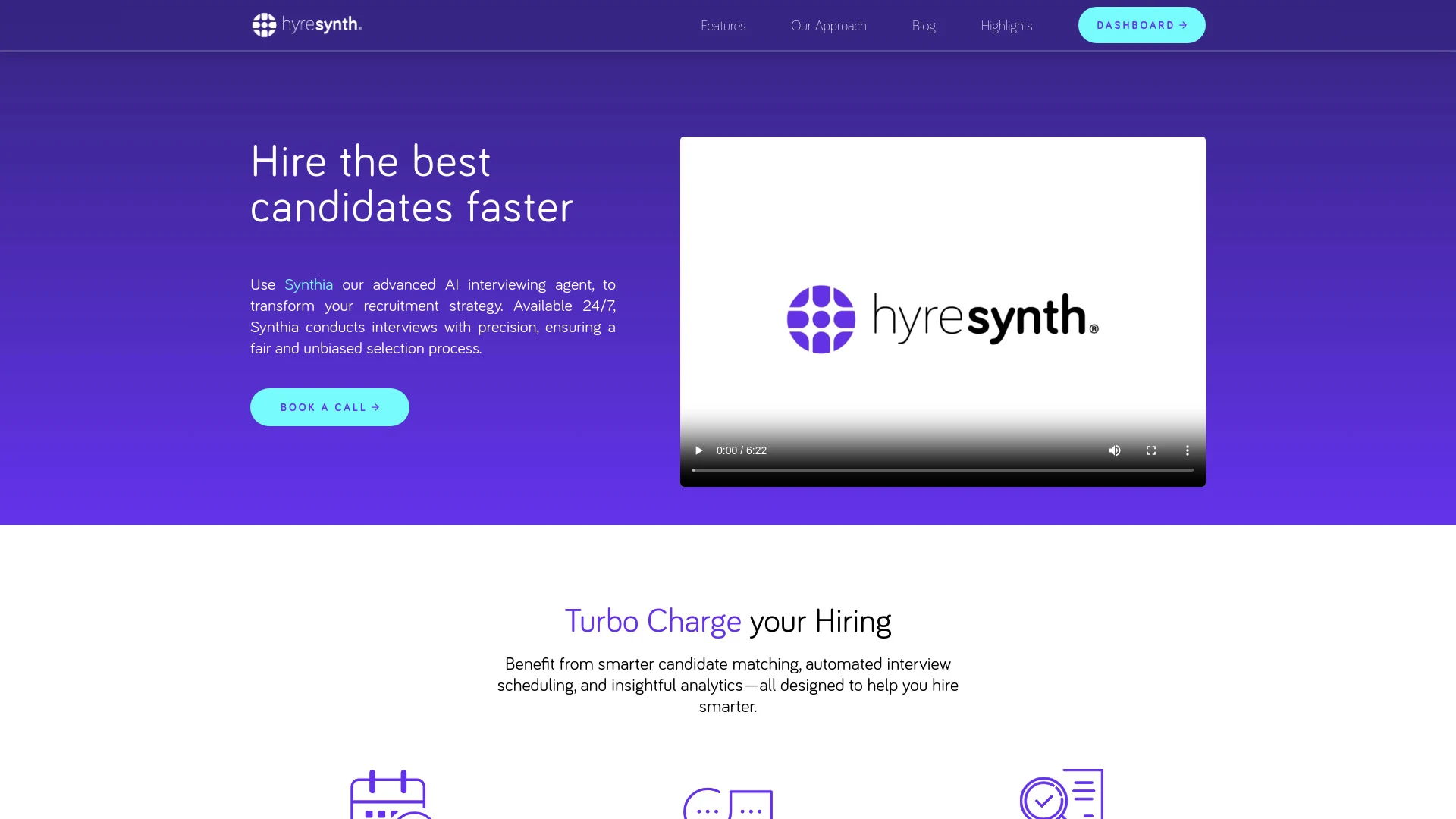 Hyresynth website preview