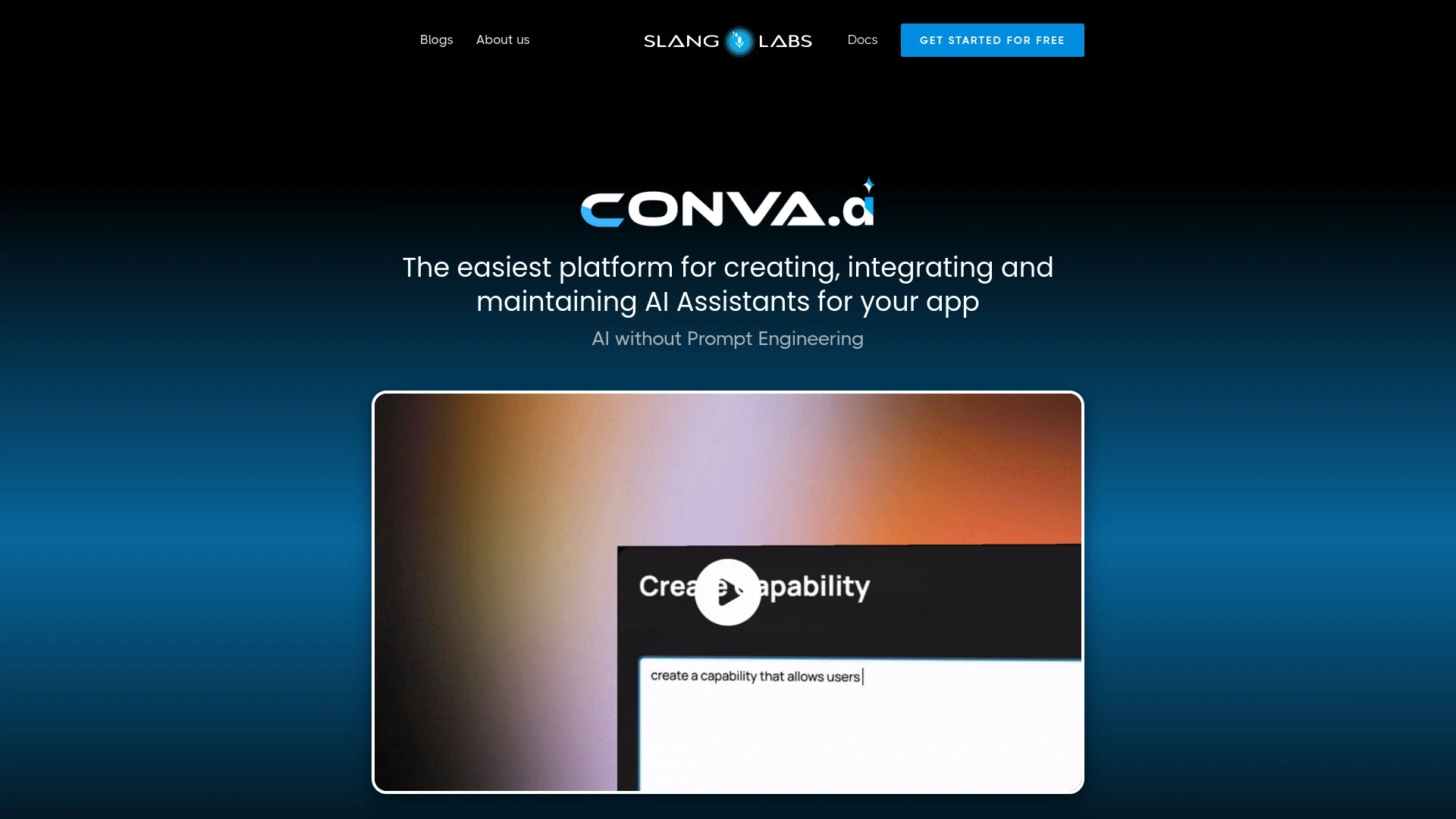 Conva.AI website preview