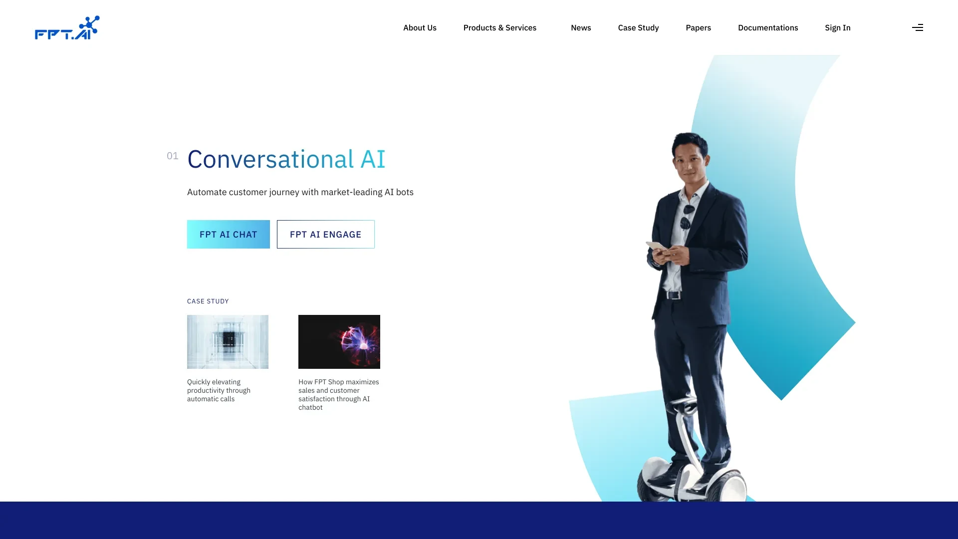 FPT.AI Platform website preview