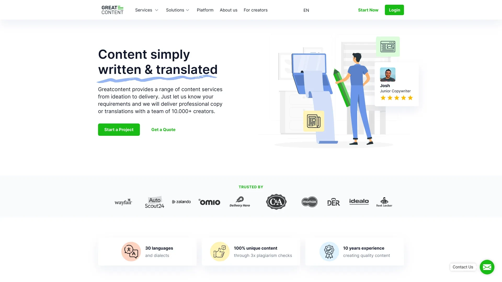 greatcontent website preview