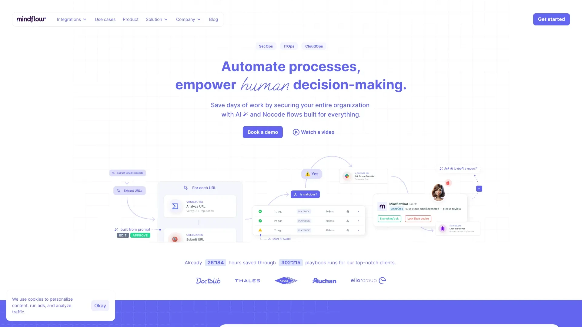 Mindflow website preview