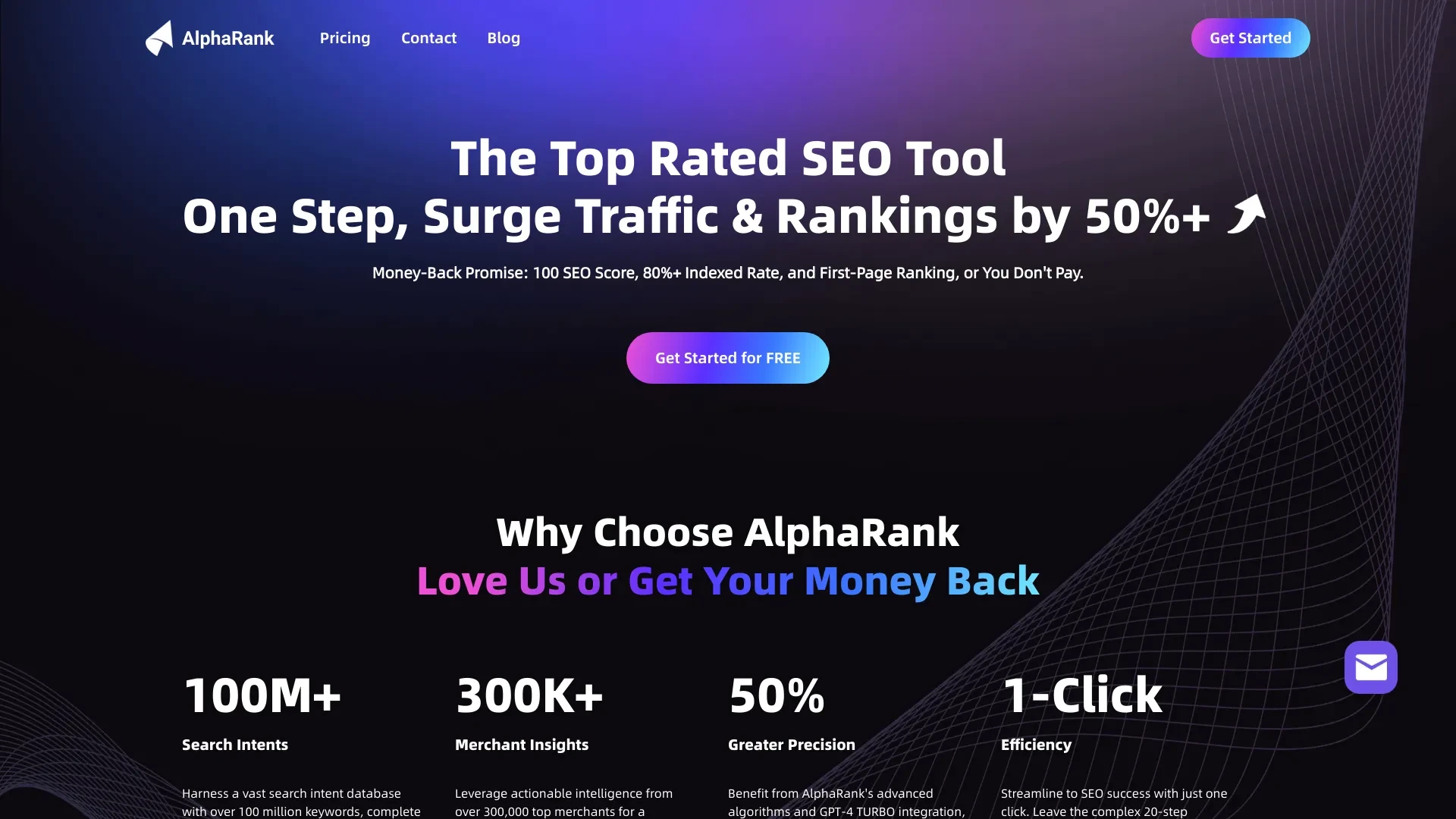 AlphaRank SEO website preview