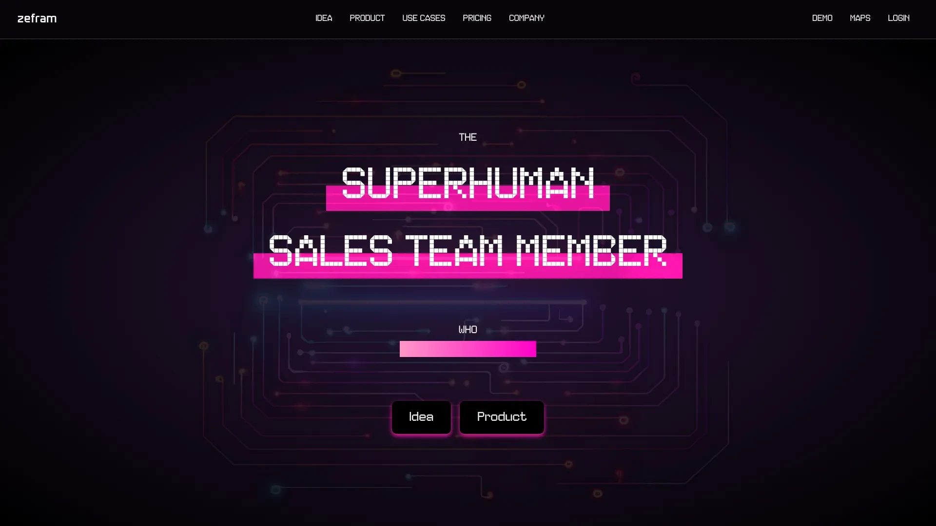 Zefram website preview