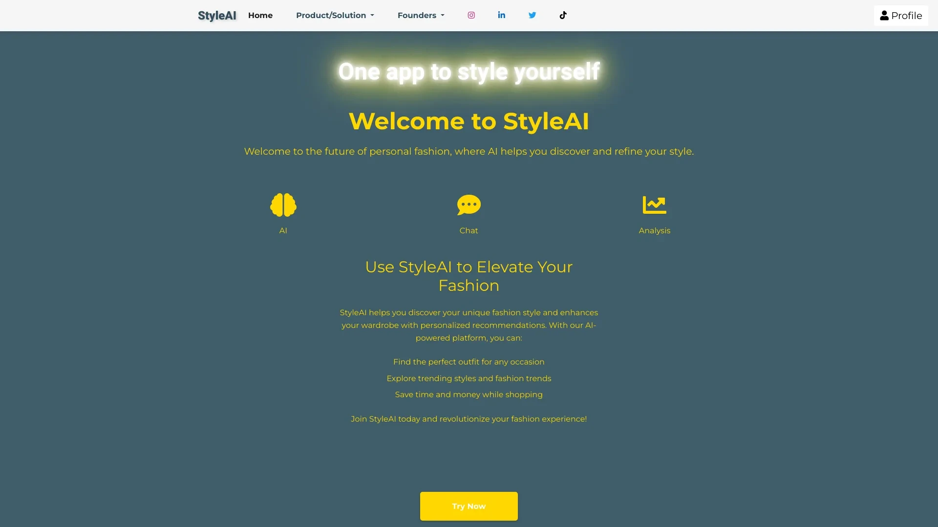 StyleAI website preview