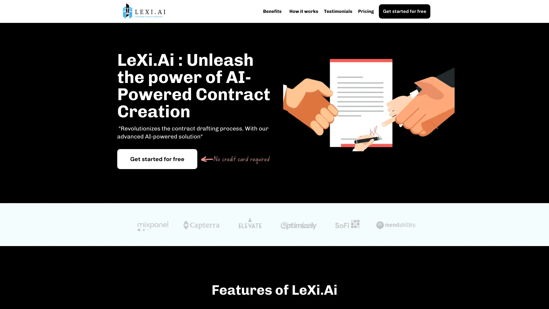 LeXi.Ai website preview