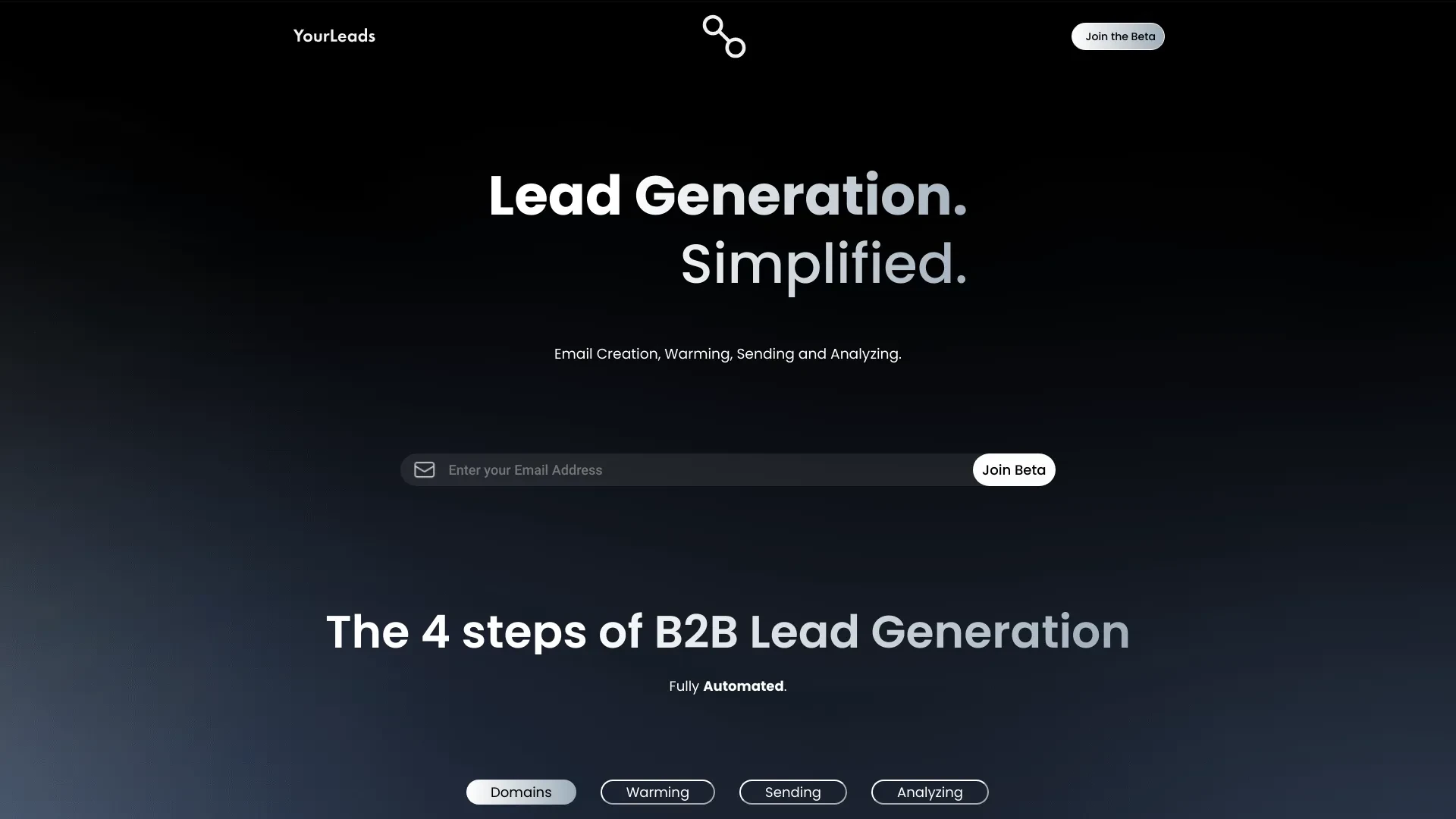 YourLeads AI website preview