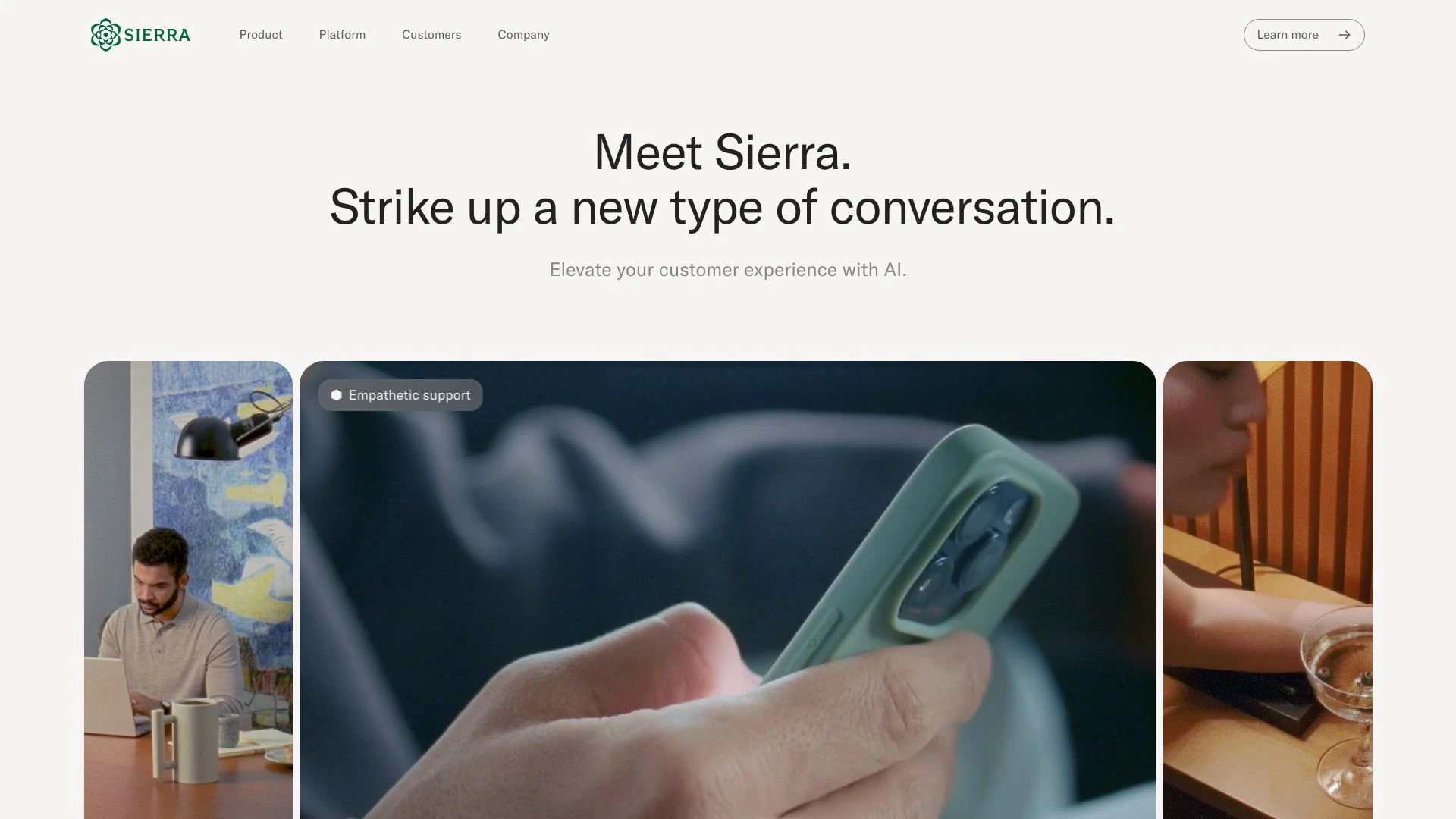 Sierra website preview