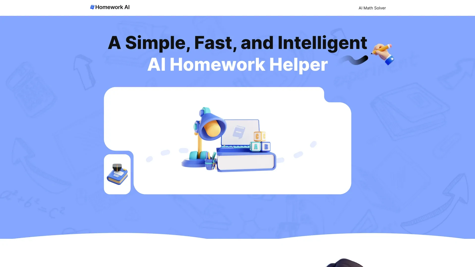 HomeworkAI website preview