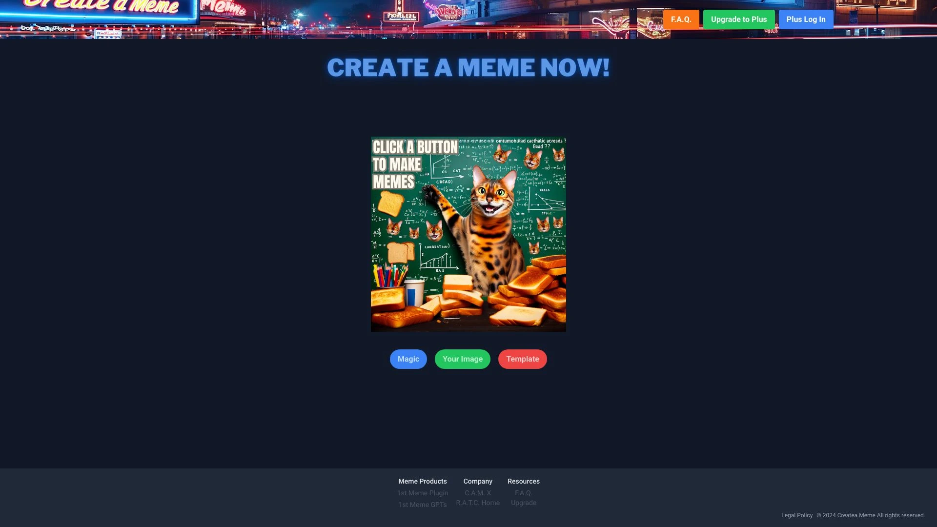 Create a Meme website preview