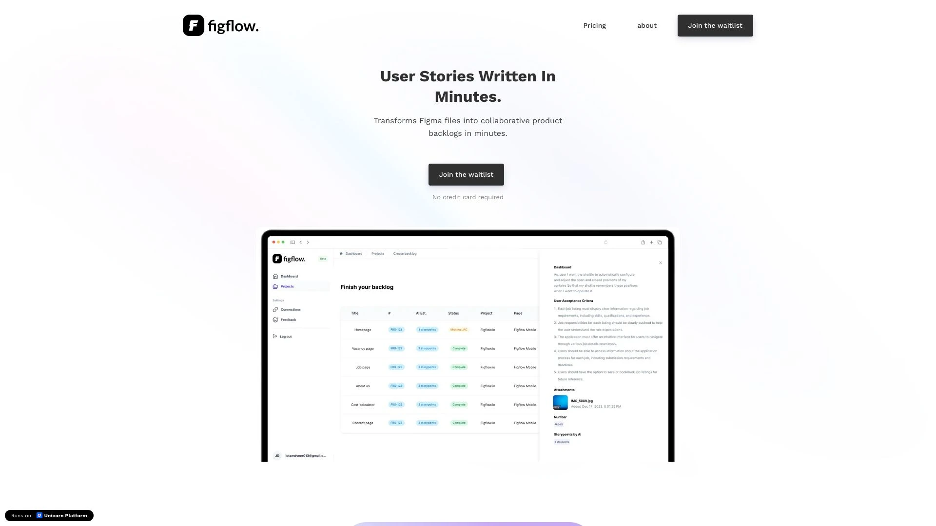 Figflow website preview