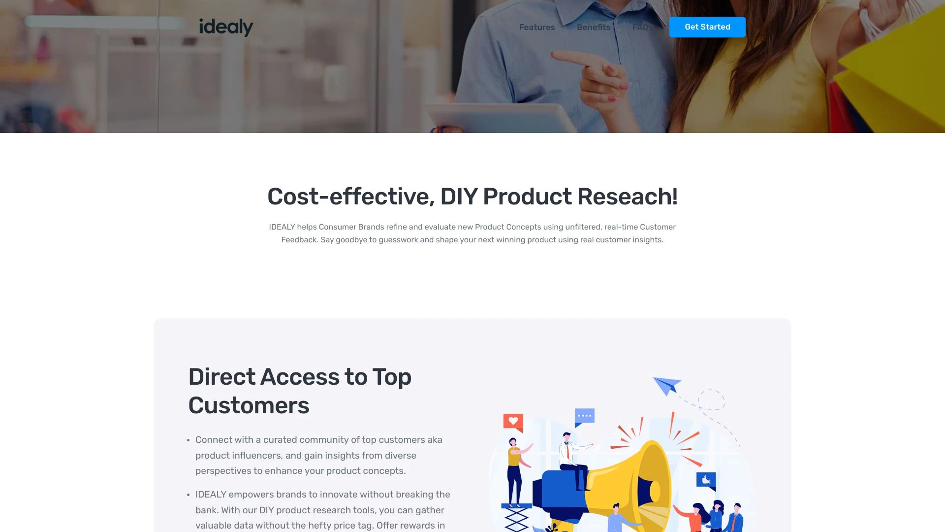 IDEALY website preview