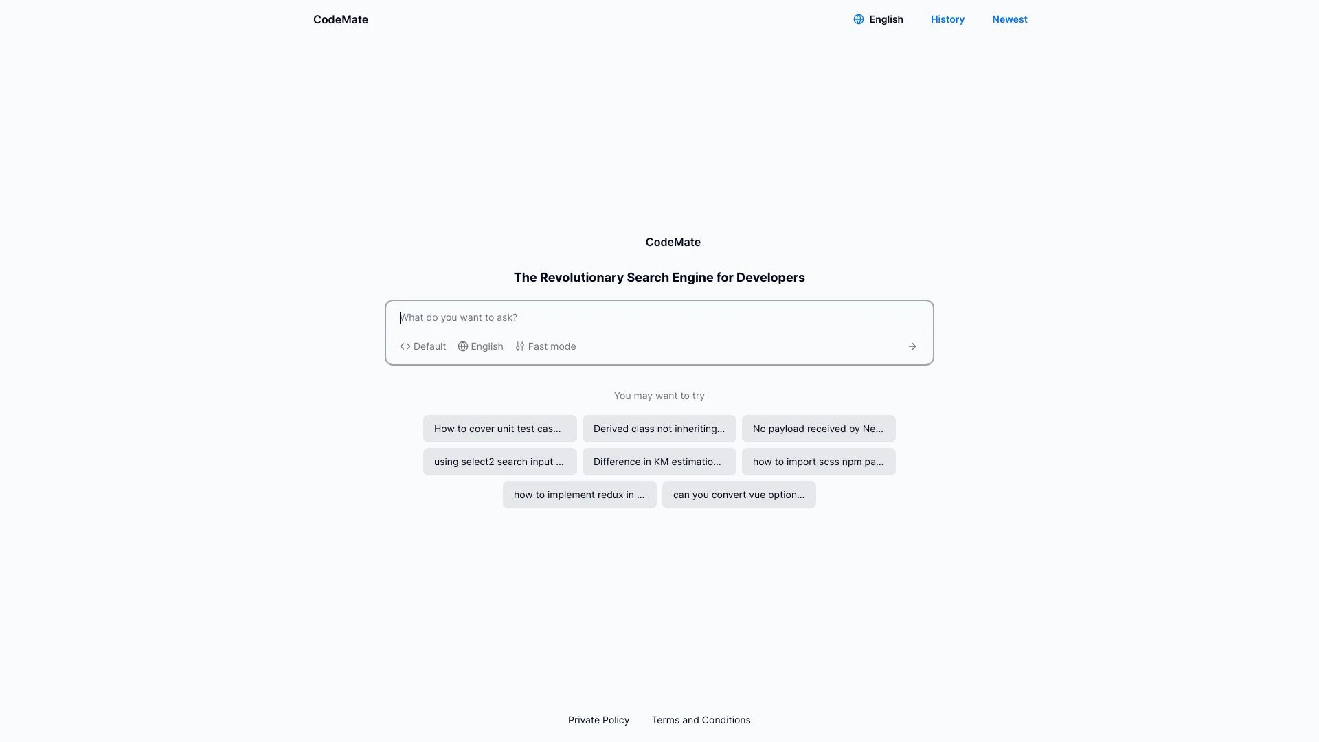 CodeMate website preview