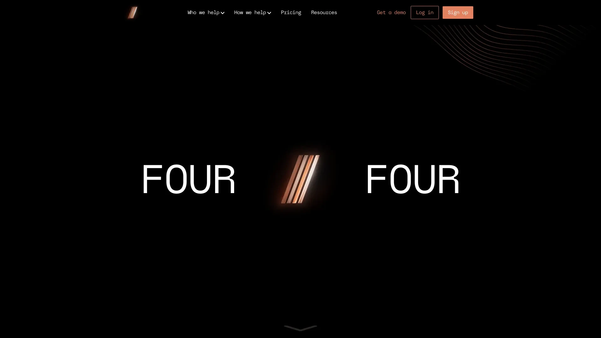 Four/Four website preview