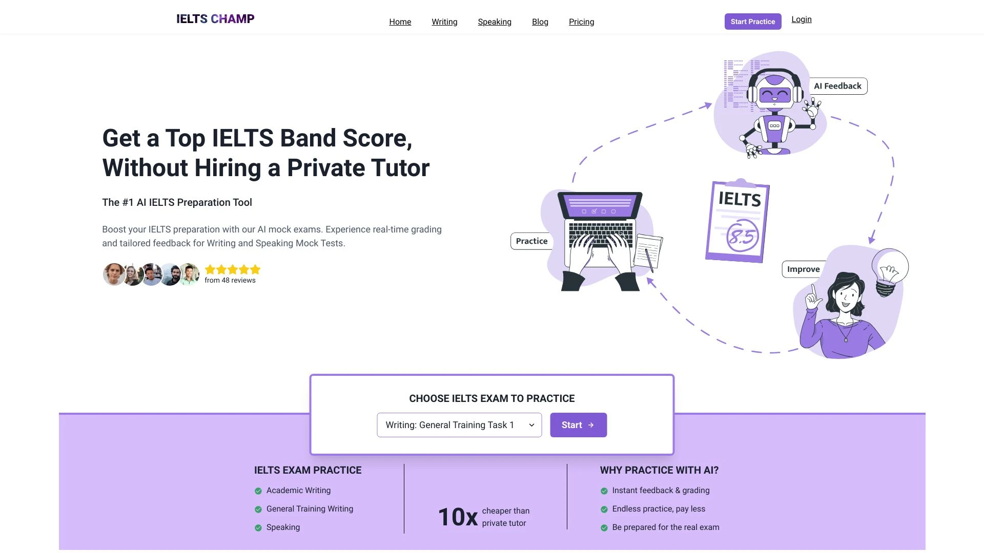 IELTS CHAMP website preview