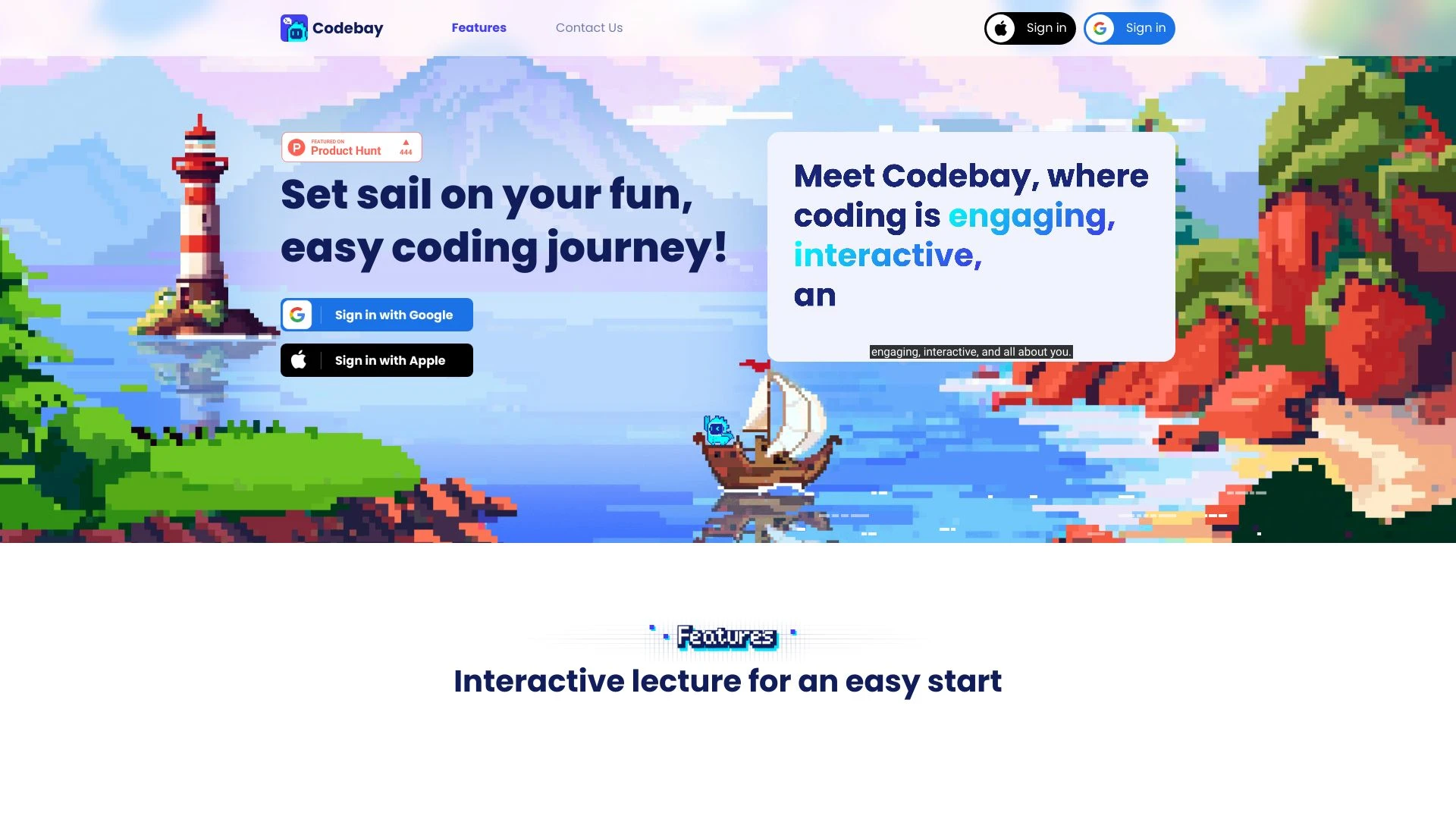 Codebay website preview