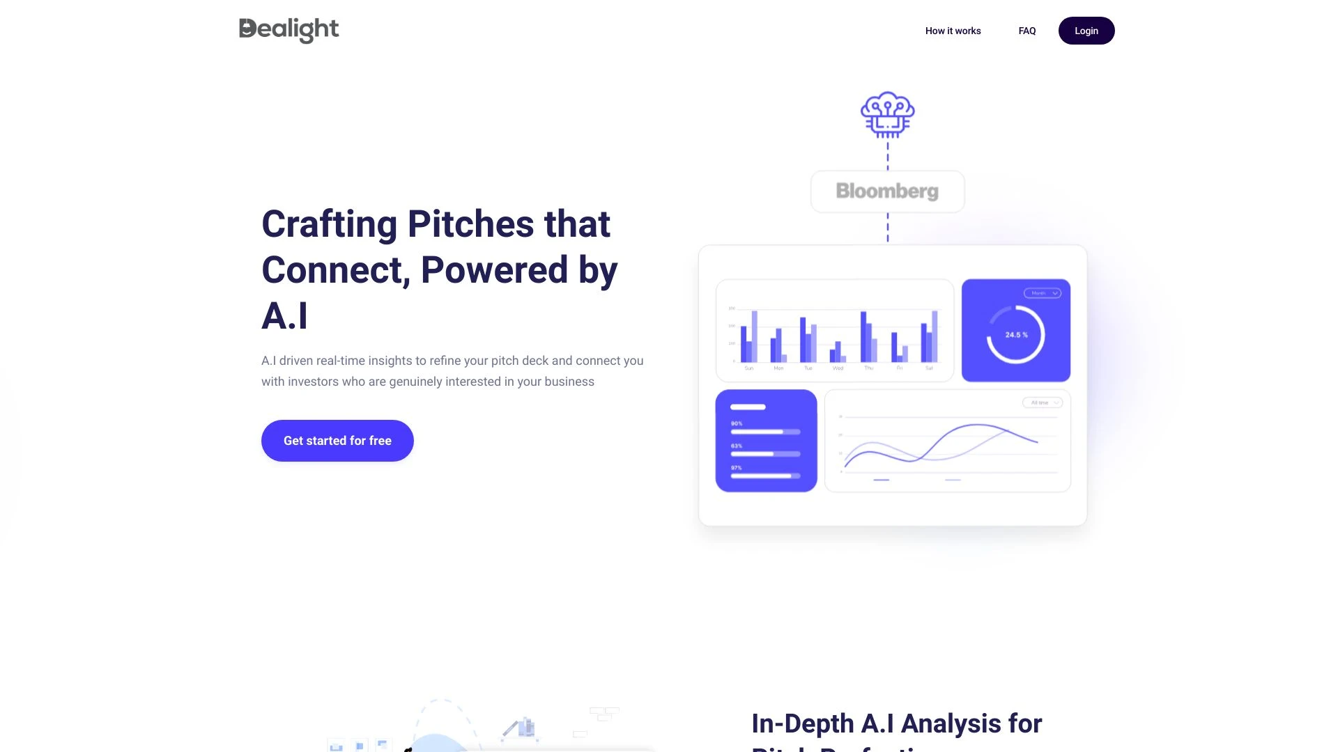 Dealight website preview