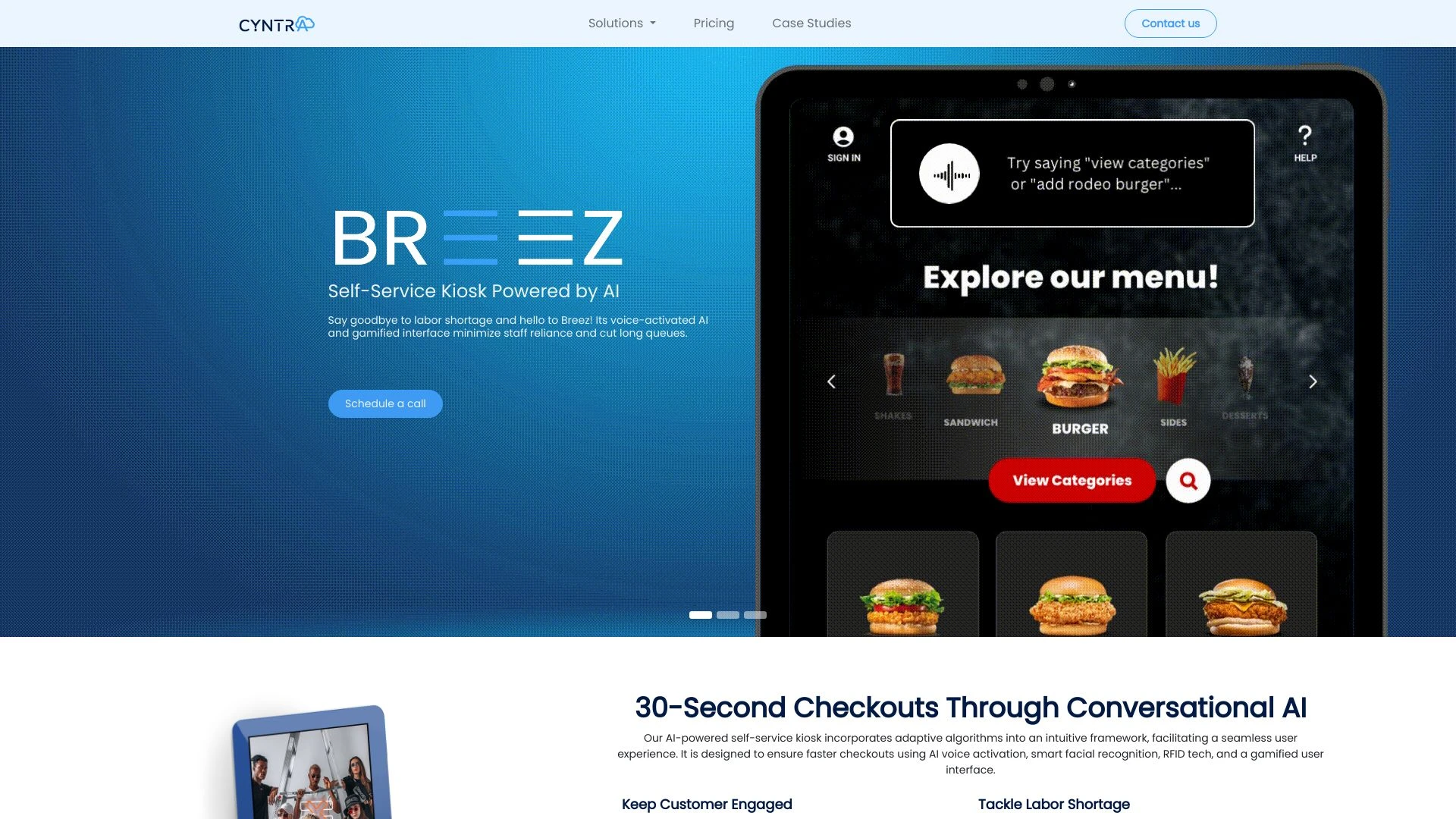 BREEZ website preview