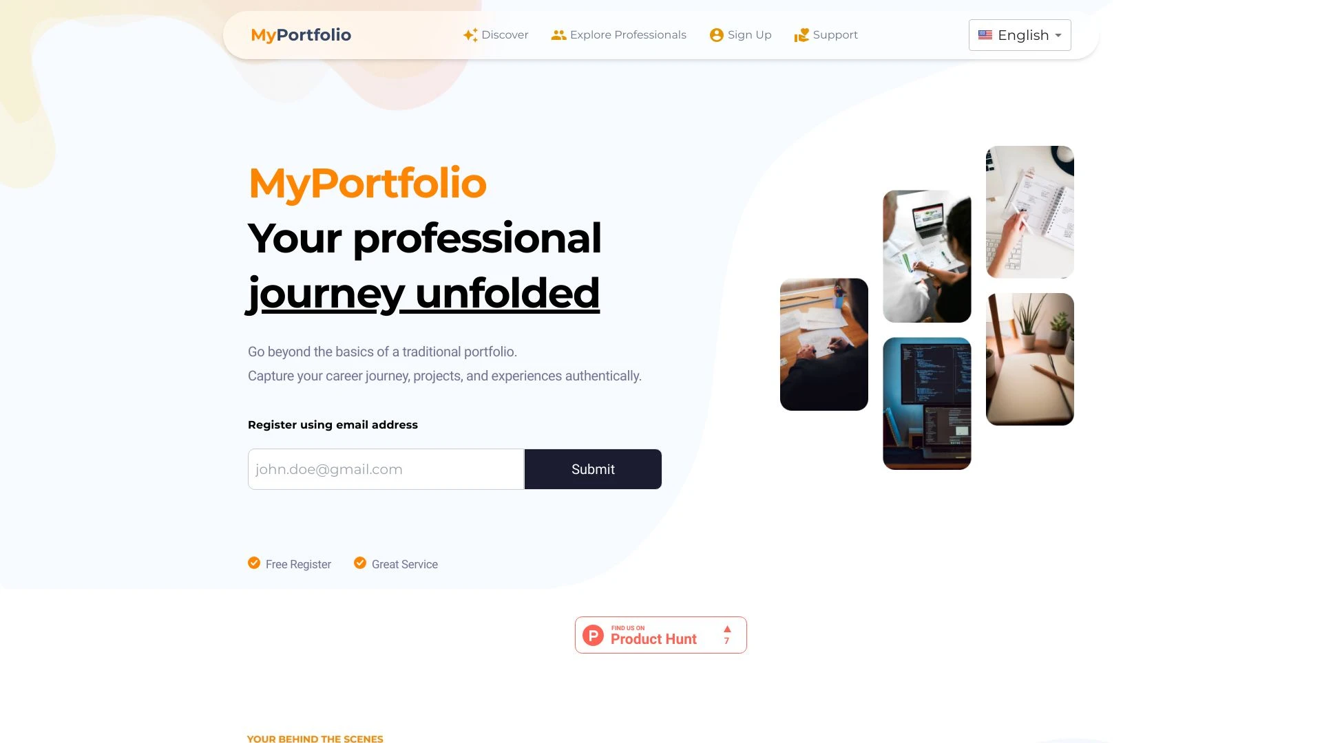 MyPortfolio website preview