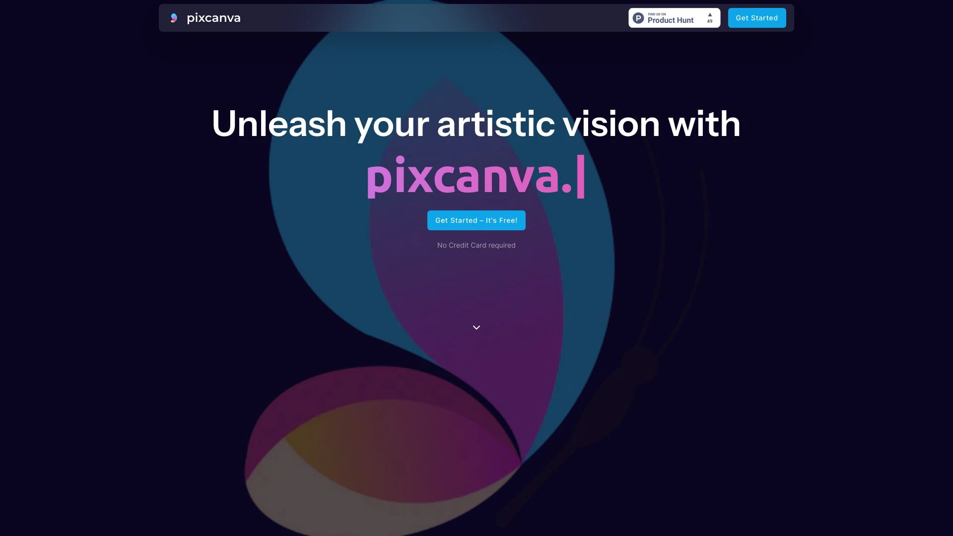 PixCanva website preview