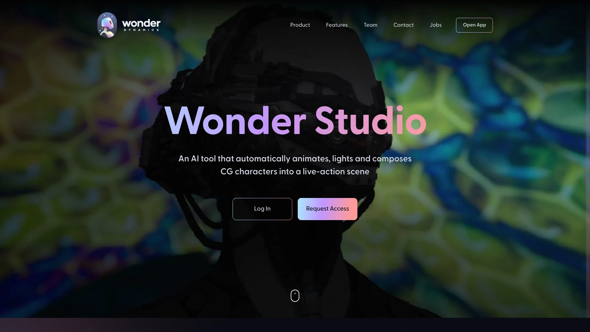 Wonder Dynamics website preview