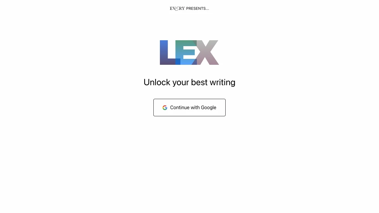 Lex website preview