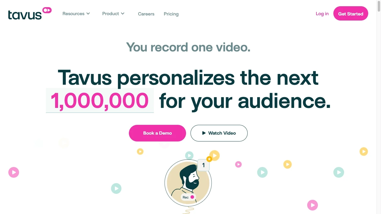 Tavus website preview