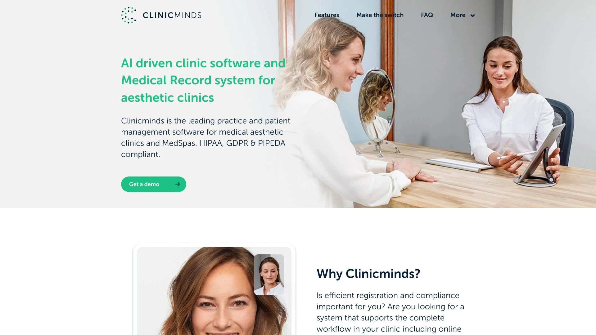 Clinicminds website preview