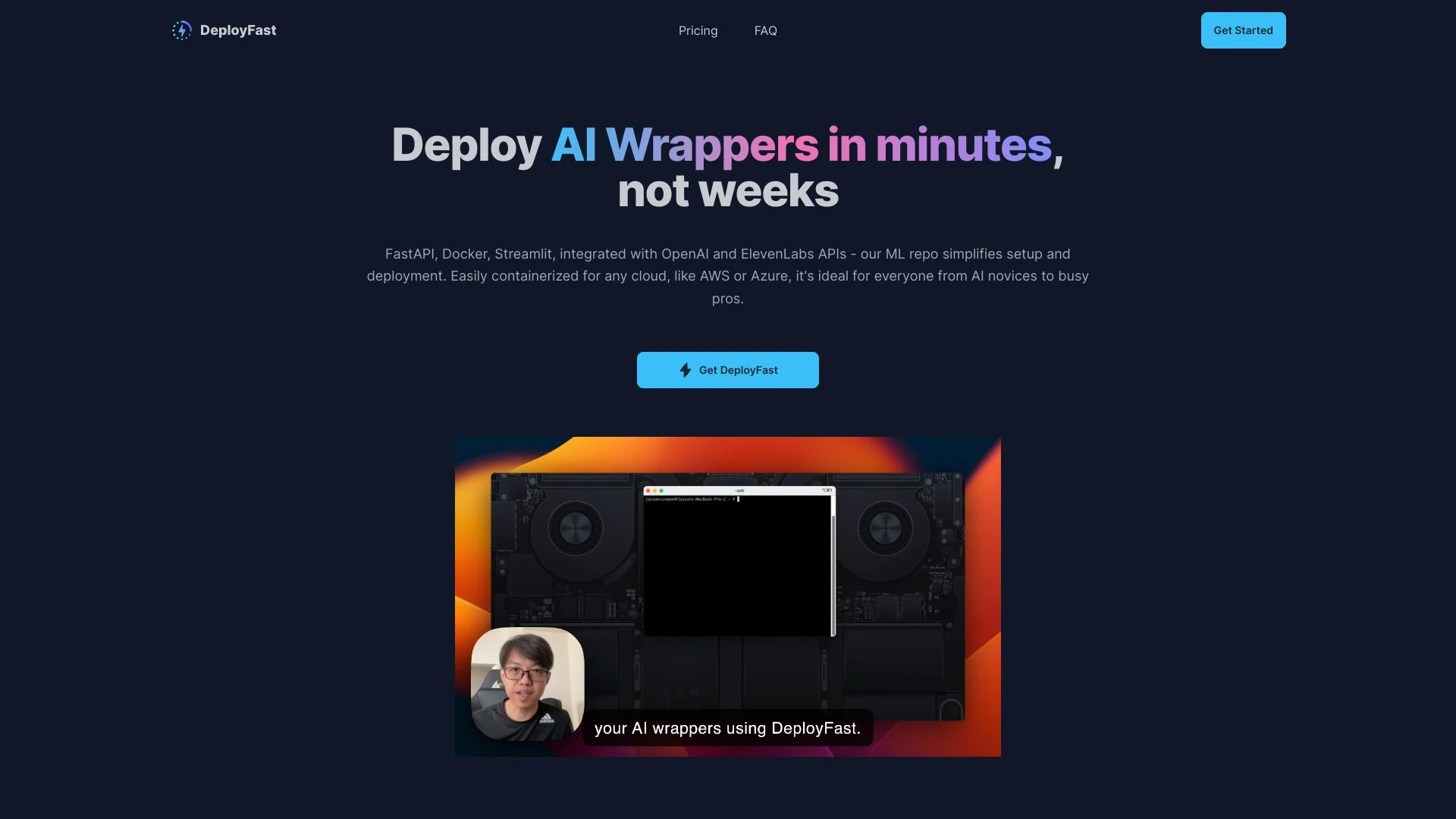 AI Wrapping: Expert-Fast, Effortless website preview