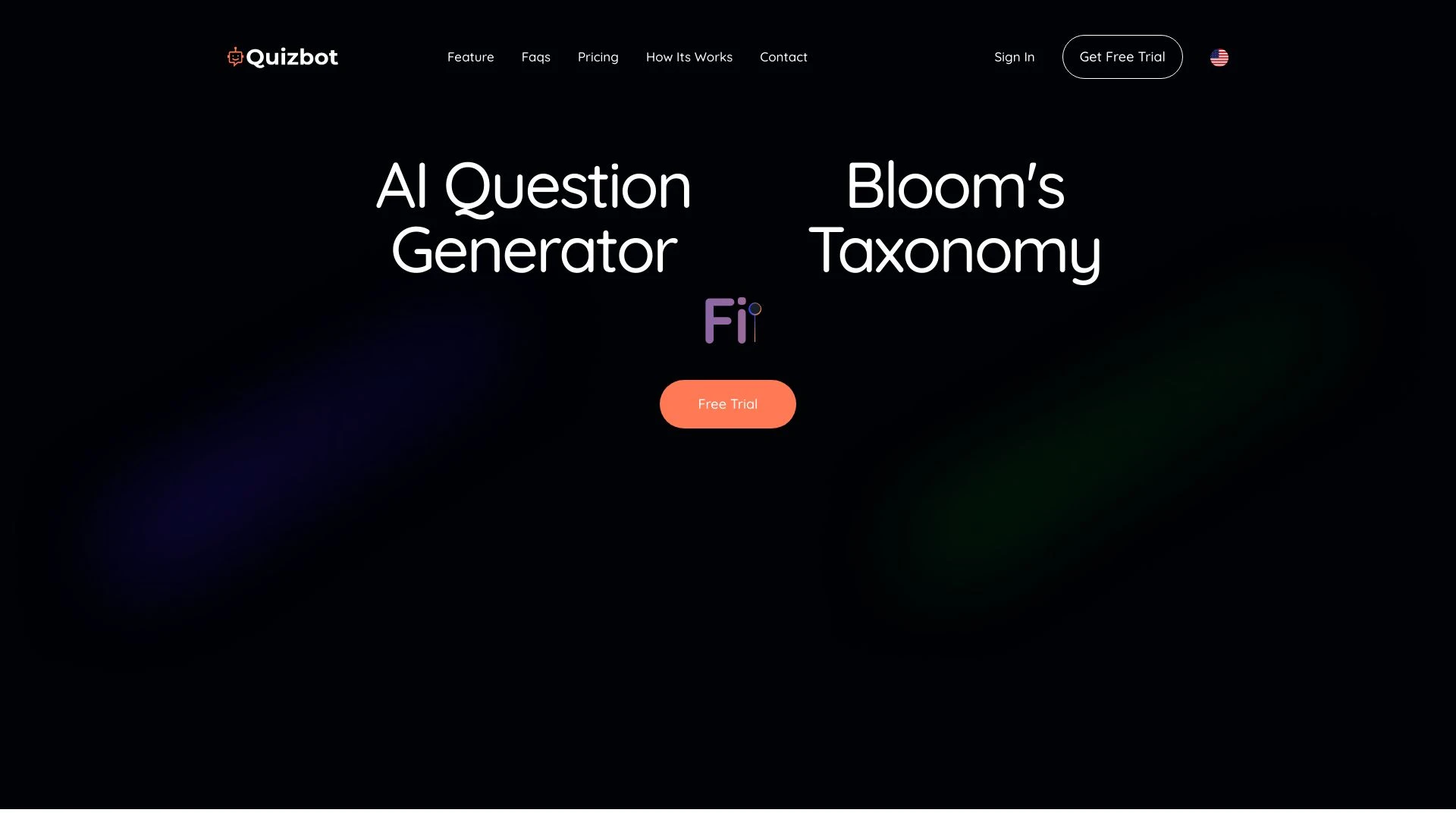 QuizBot.ai website preview