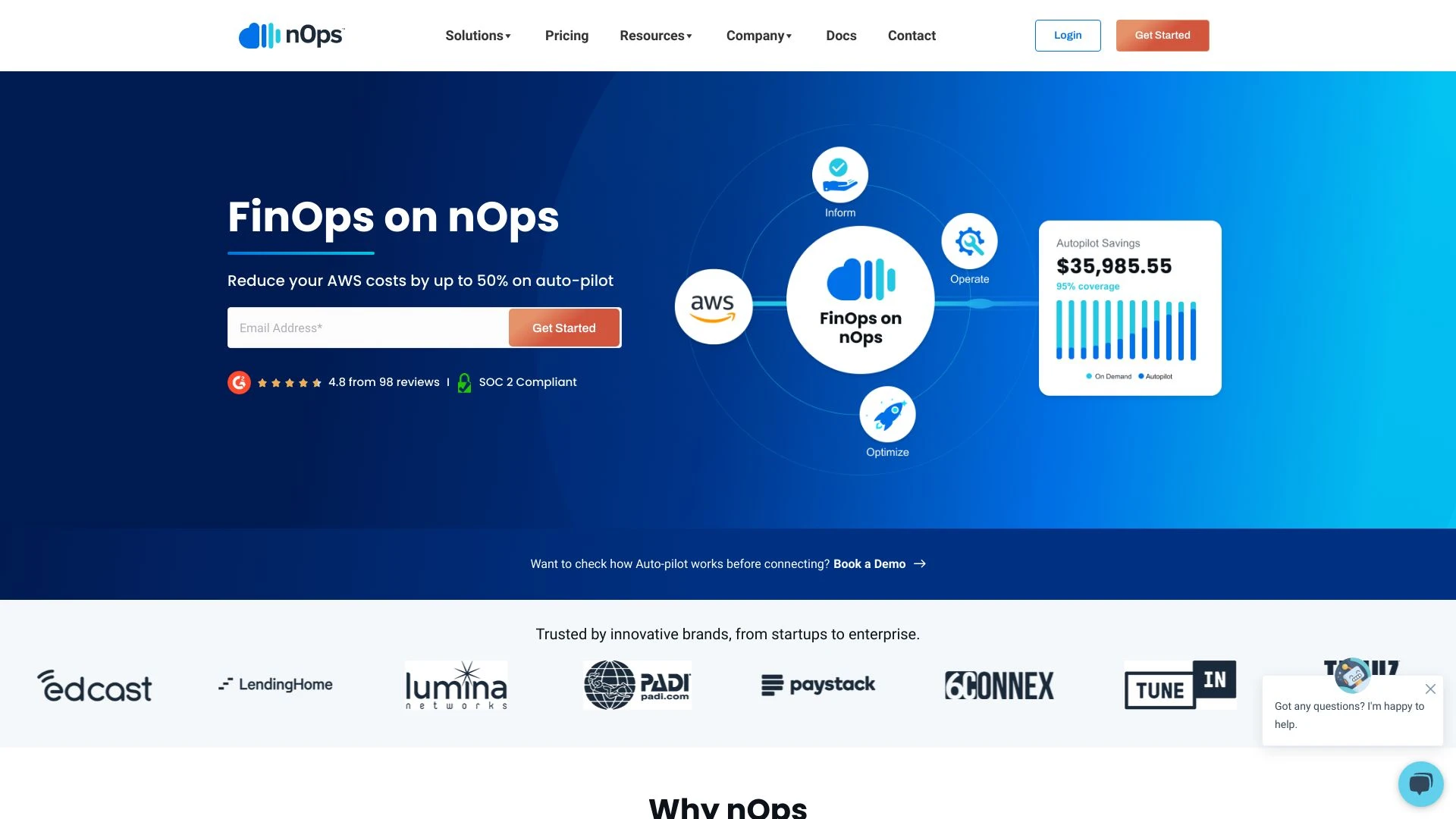 nOps website preview