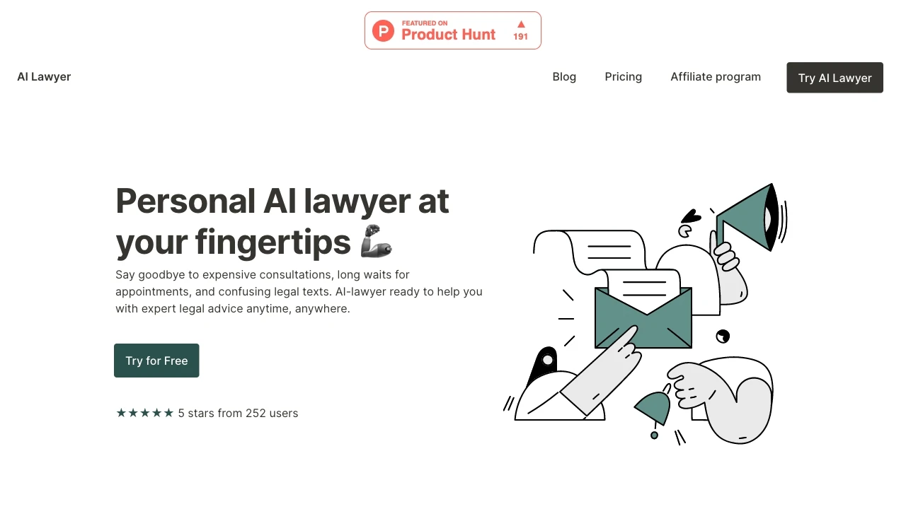 AI-Lawyer website preview