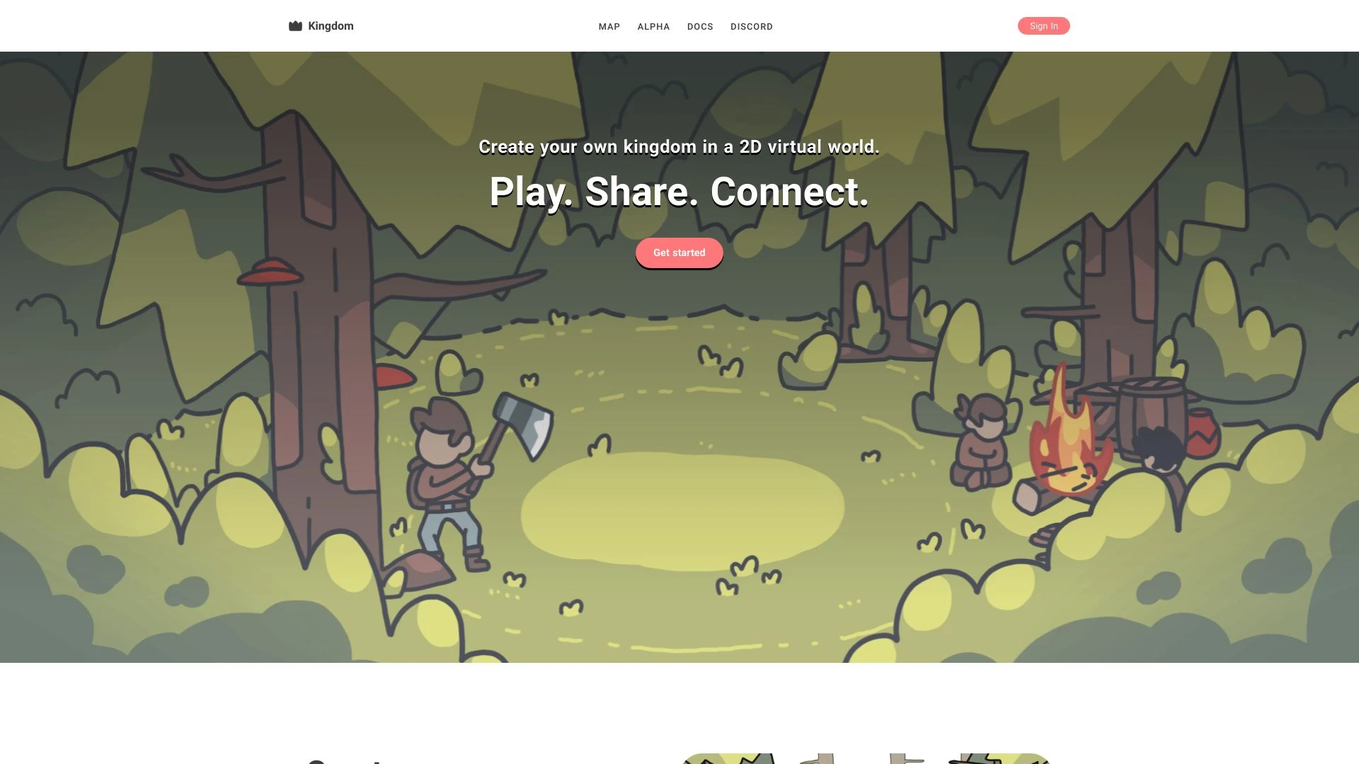 Kingdom - Play. Share. Connect. website preview