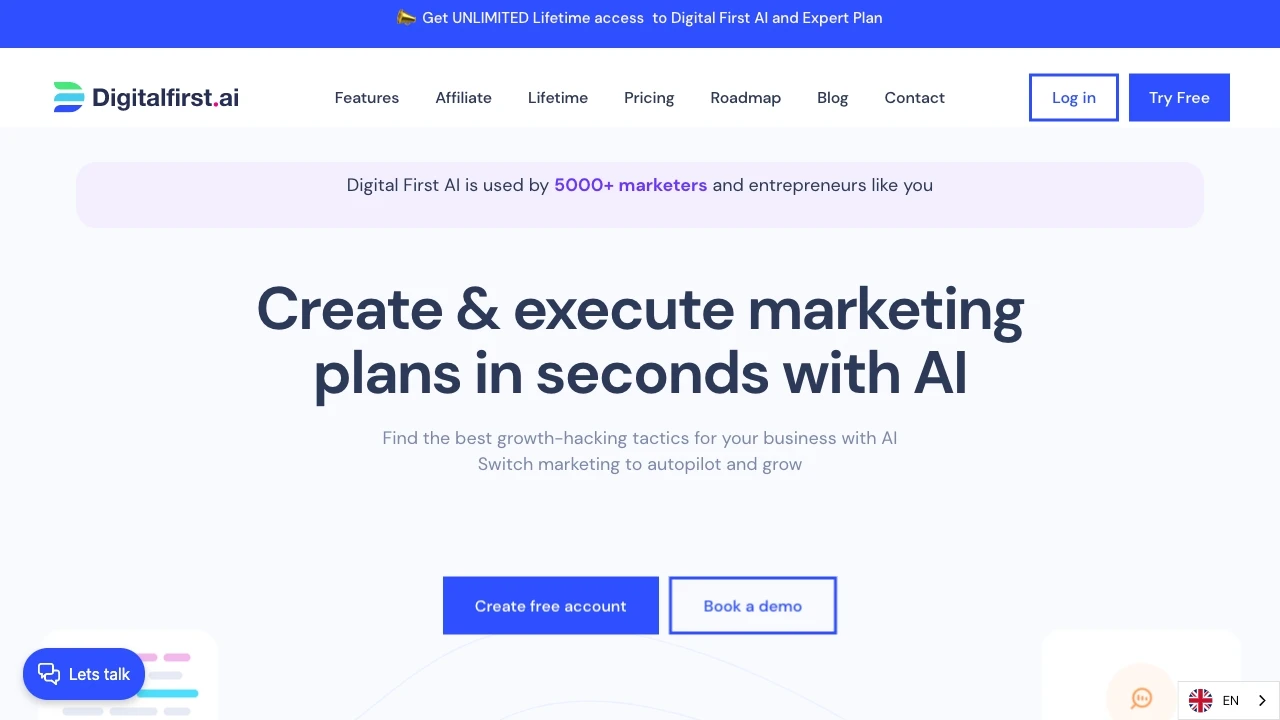 Digital First AI website preview