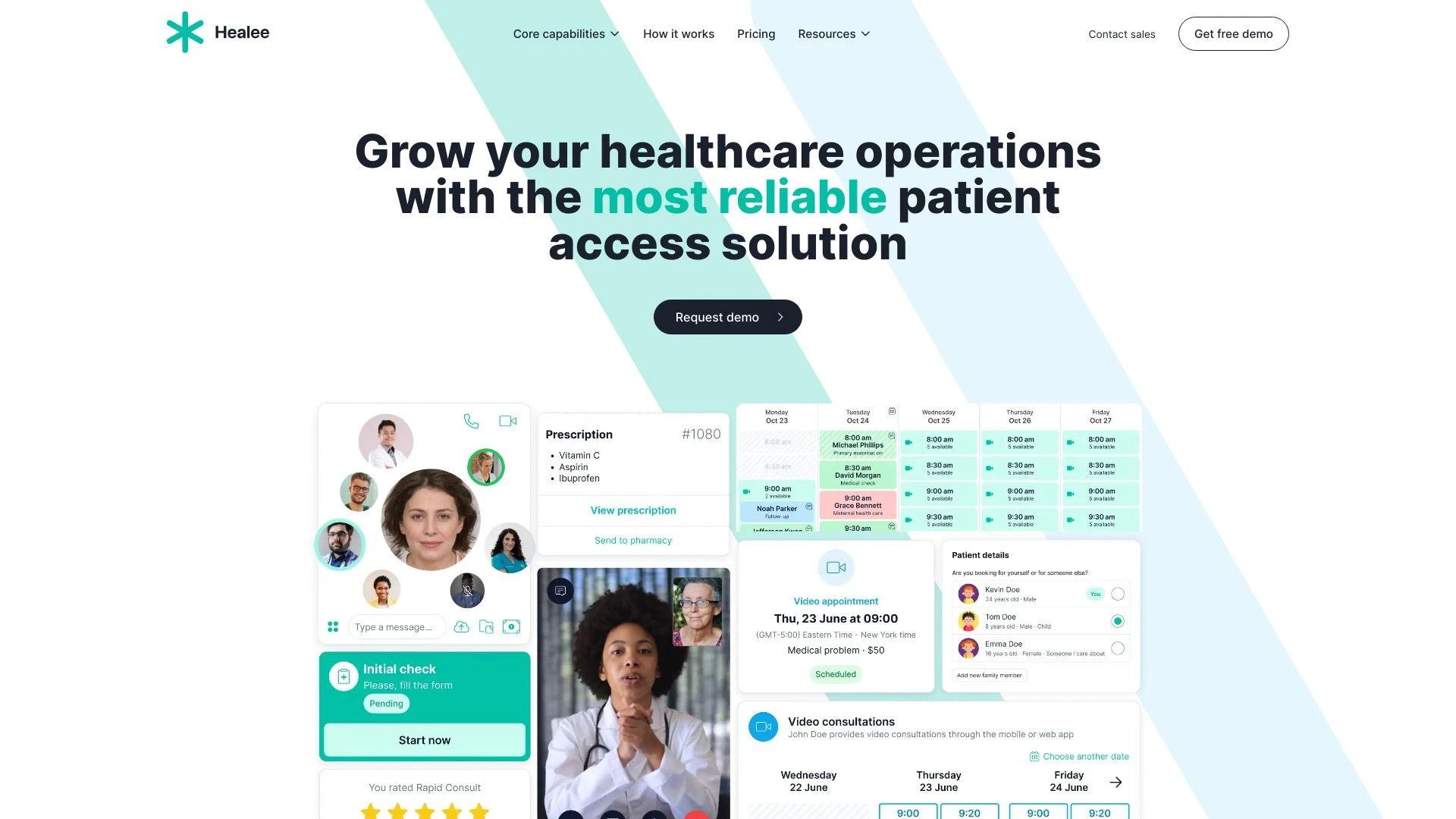 Healee website preview