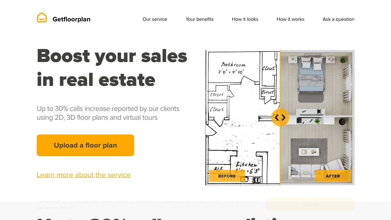 Getfloorplan website preview