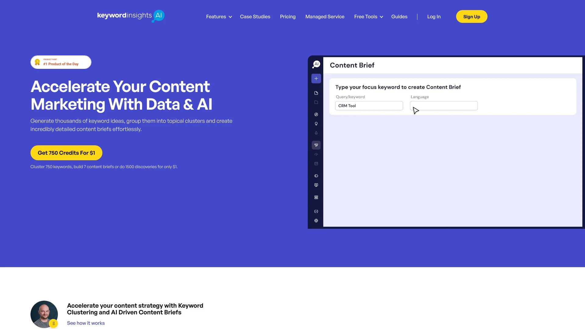 Keyword Insights website preview