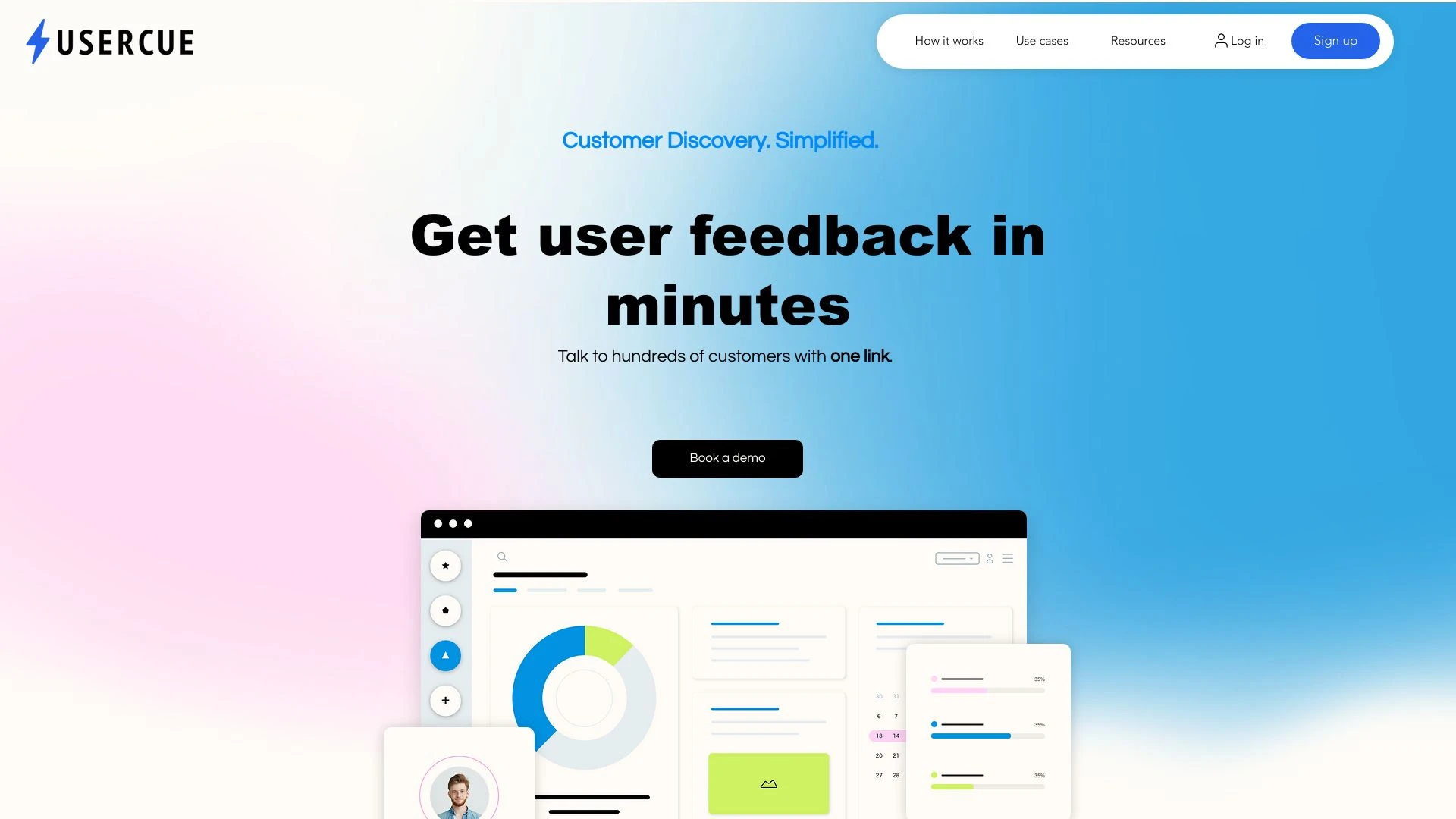 Usercue website preview