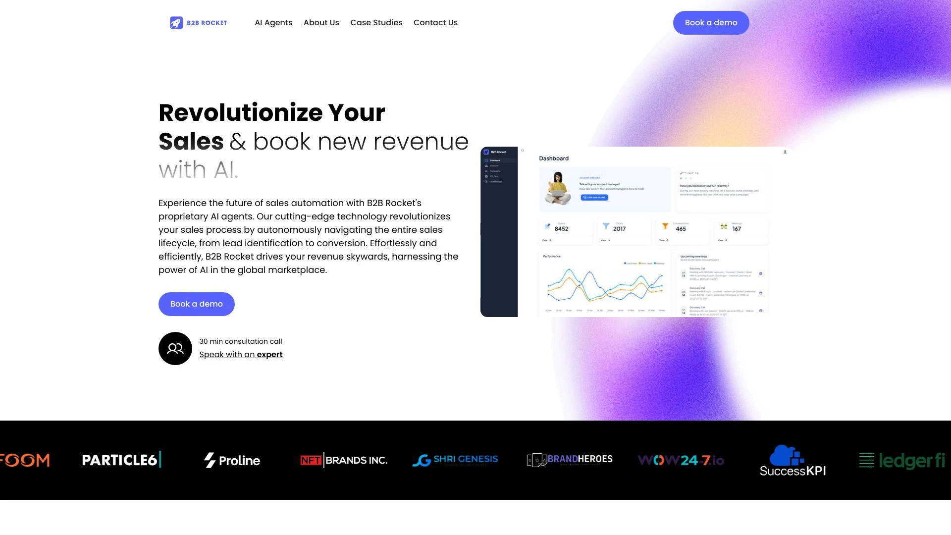 B2B Rocket website preview