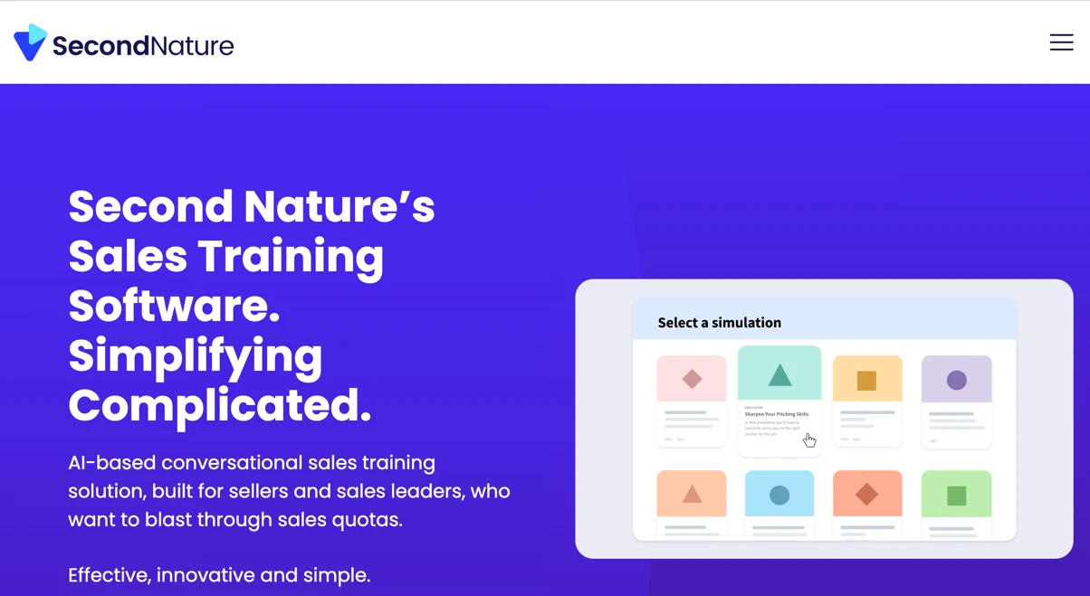 Second Nature website preview