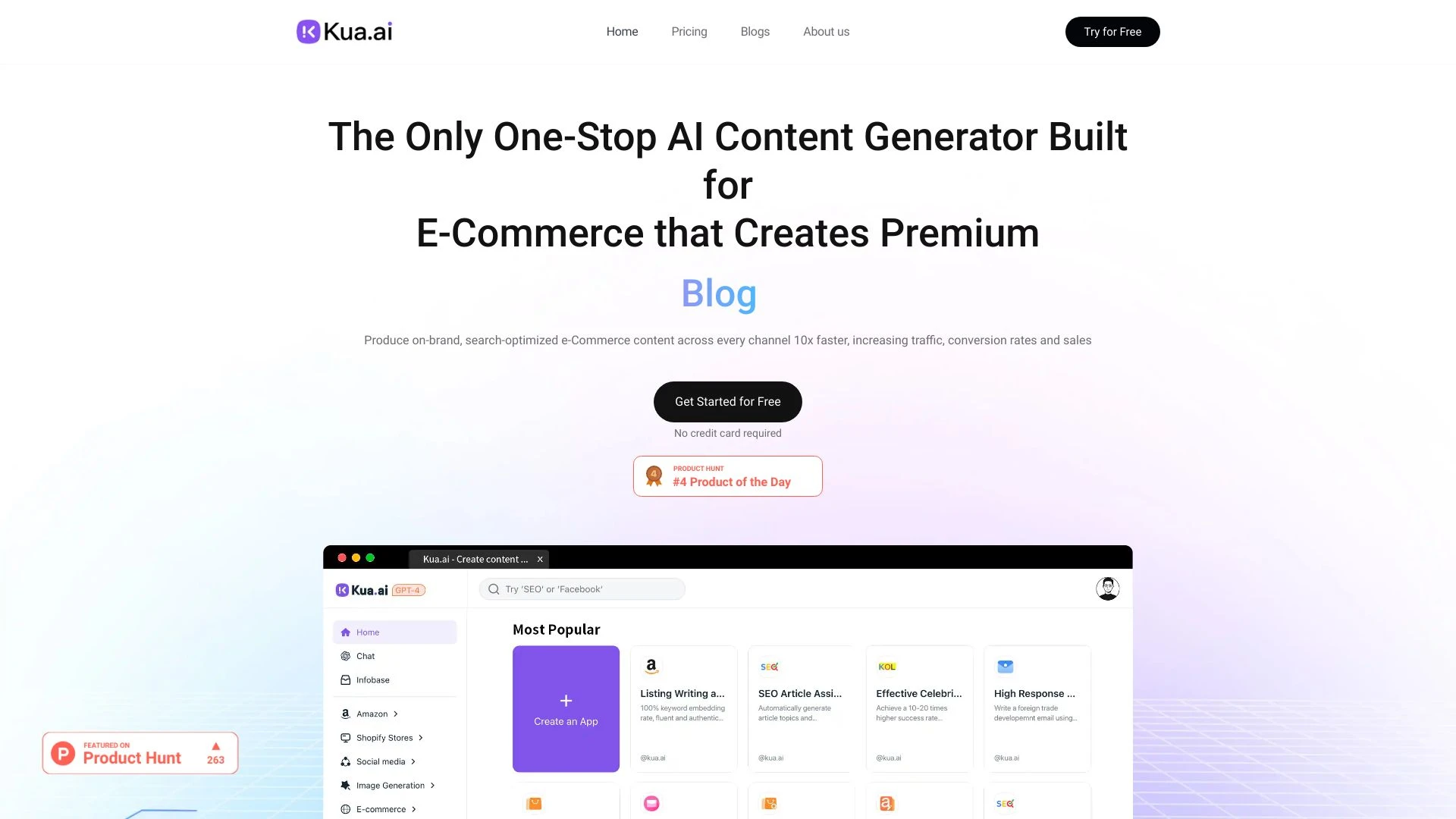 Kua.ai website preview