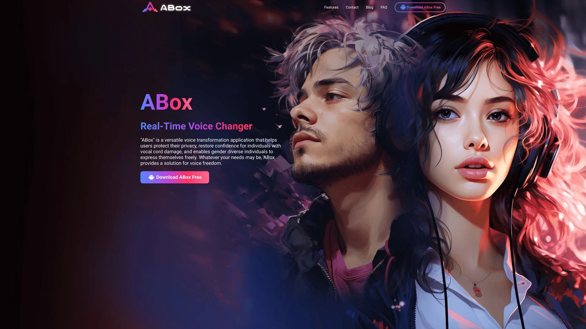 ABox website preview