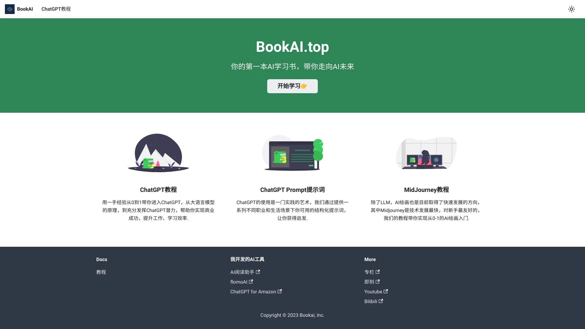 BookAI.top website preview