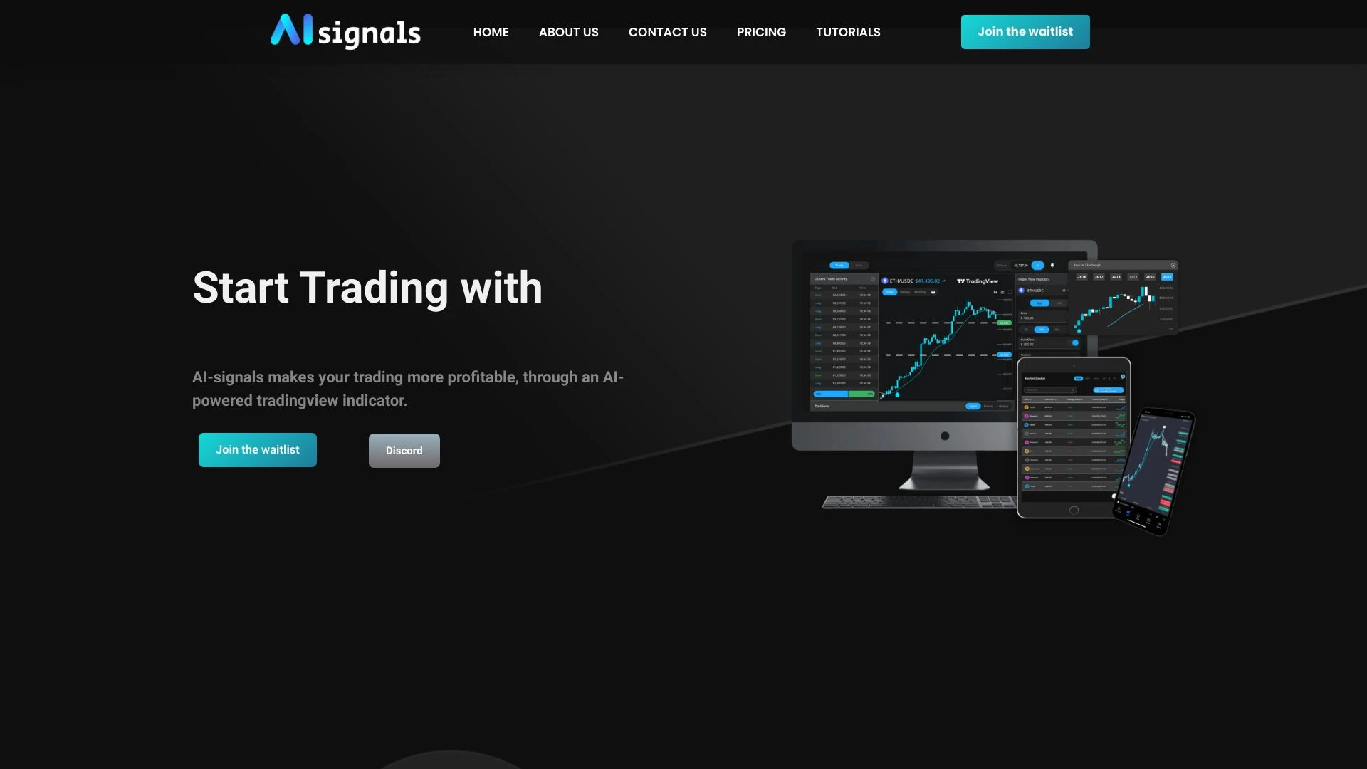 https://ai-signals.com website preview