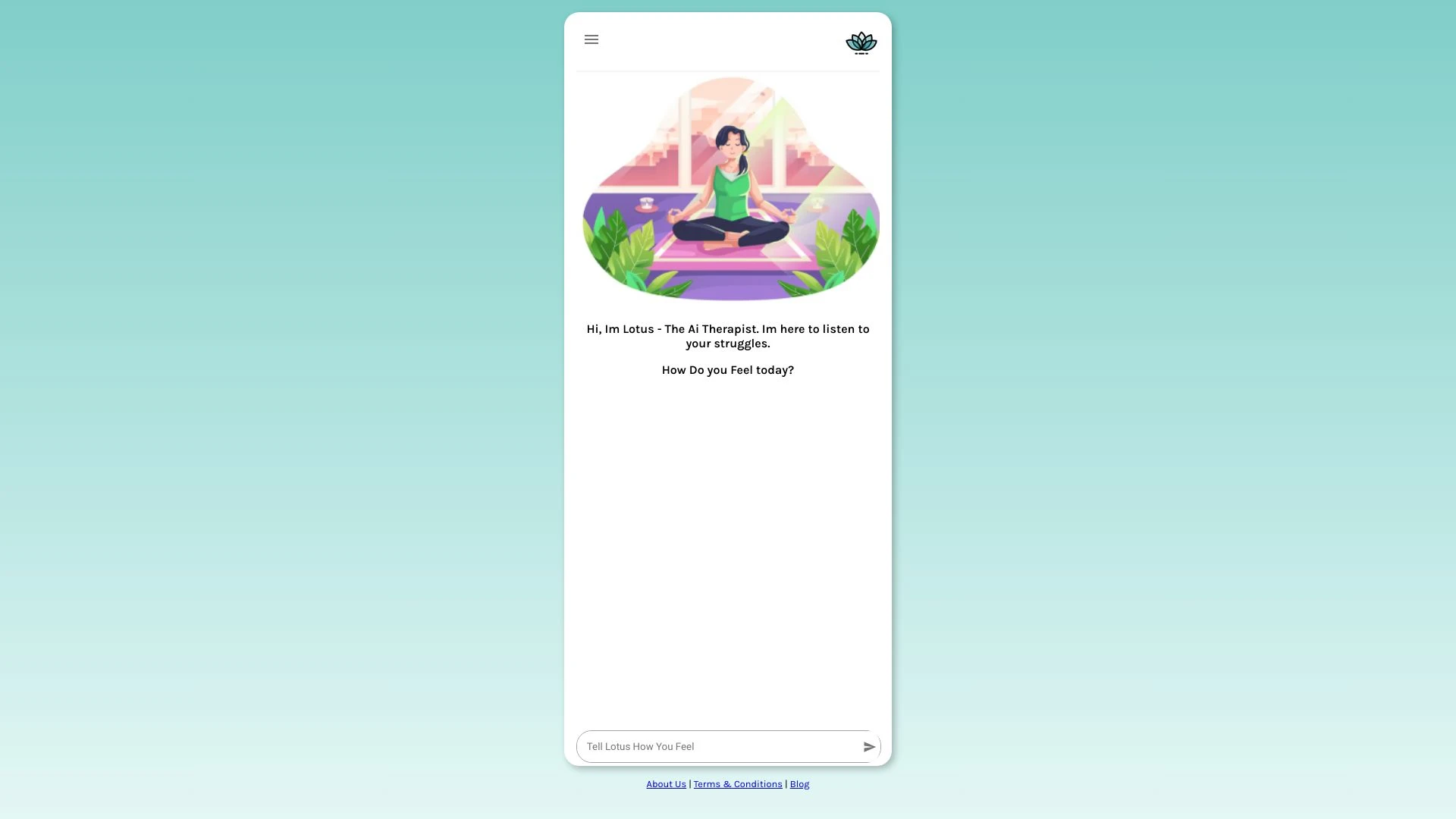 Lotus - The Online Therapist website preview