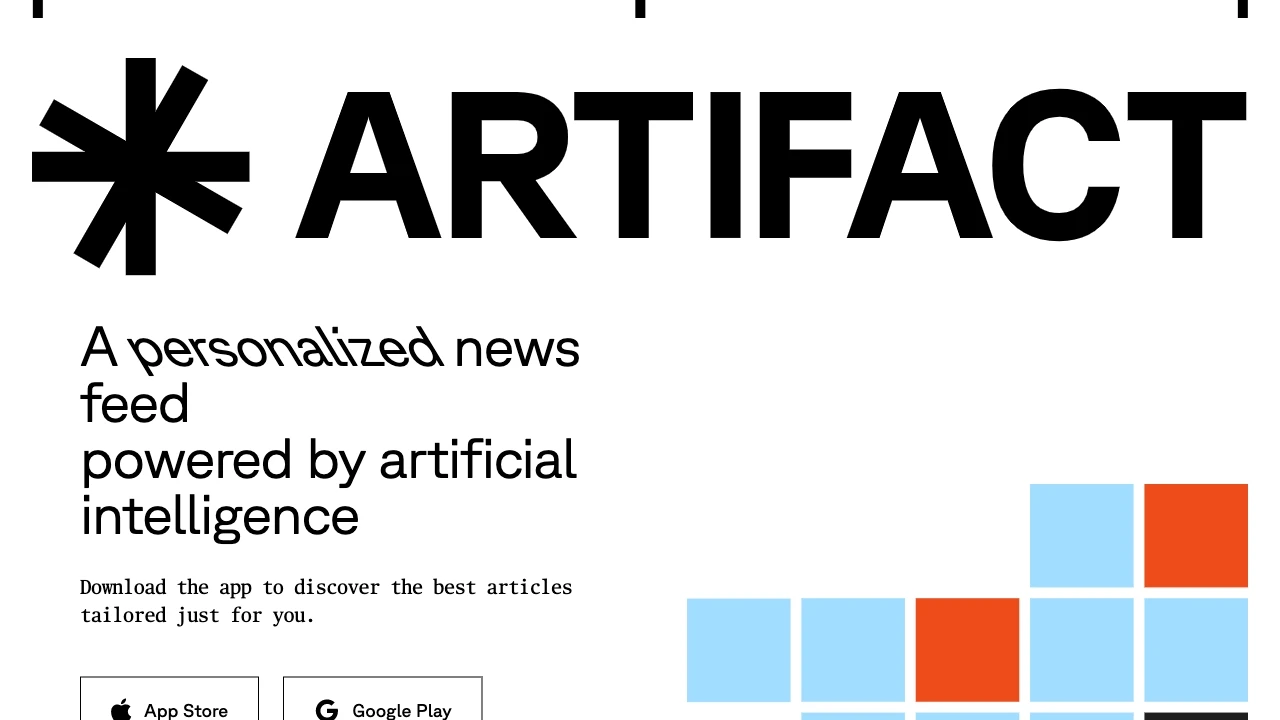 Artifact website preview